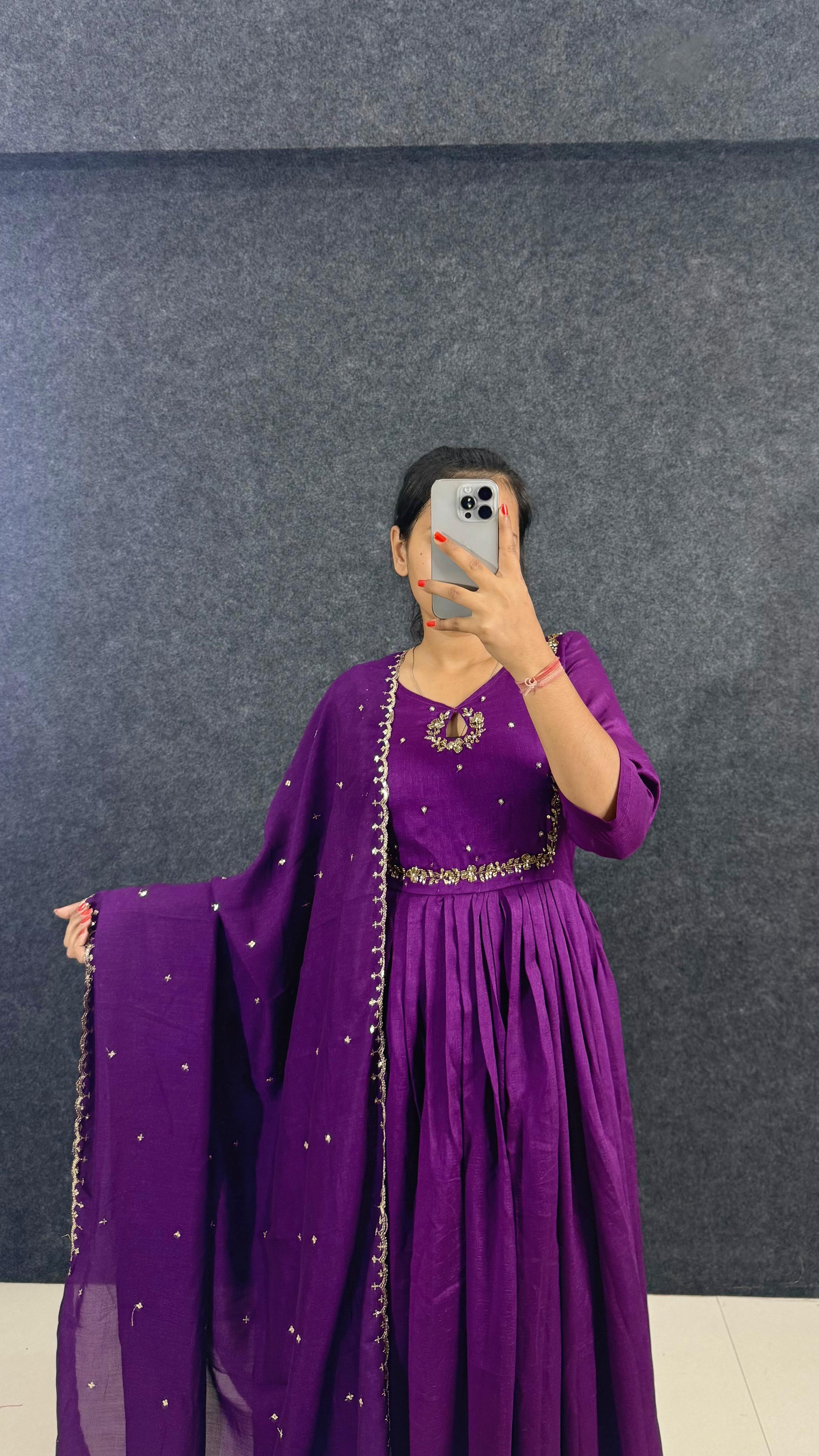 Soft Designer Gown & Duppata