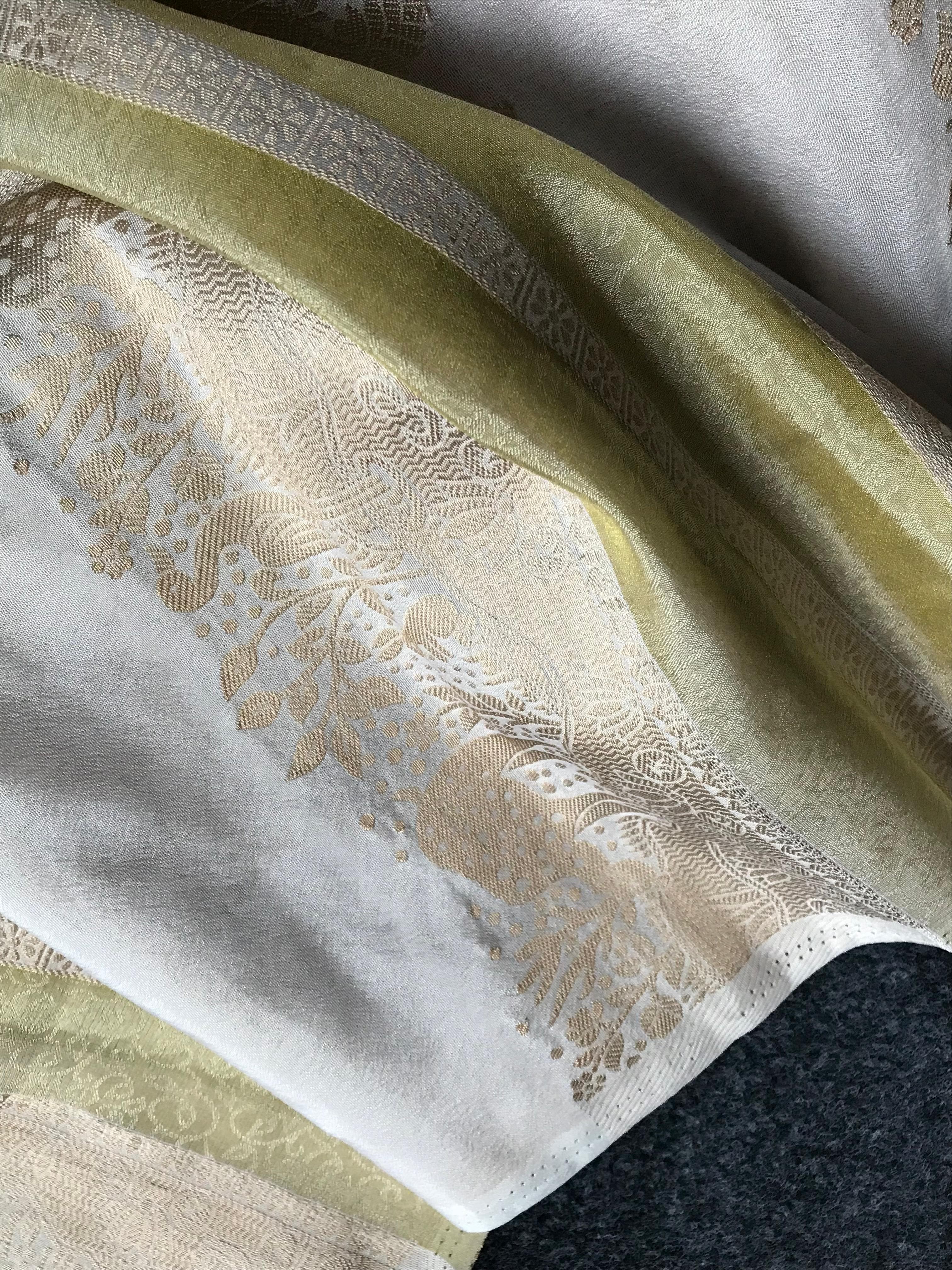 Premium Soft Banarasi Crepe Tissue Silk Sarees