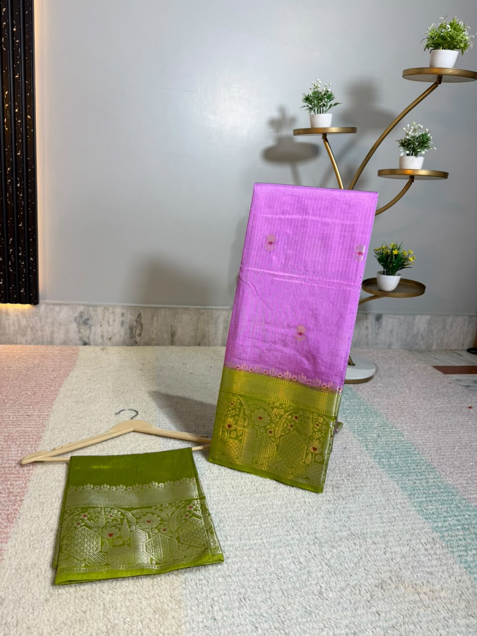 Banarasi Green Mango Sarees