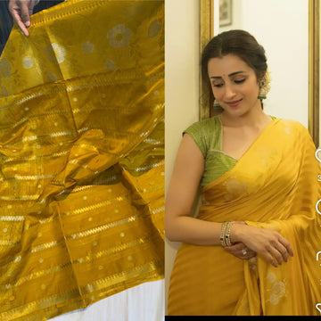 Banarasi Dyble Pure Viscose Soft Silk Sarees