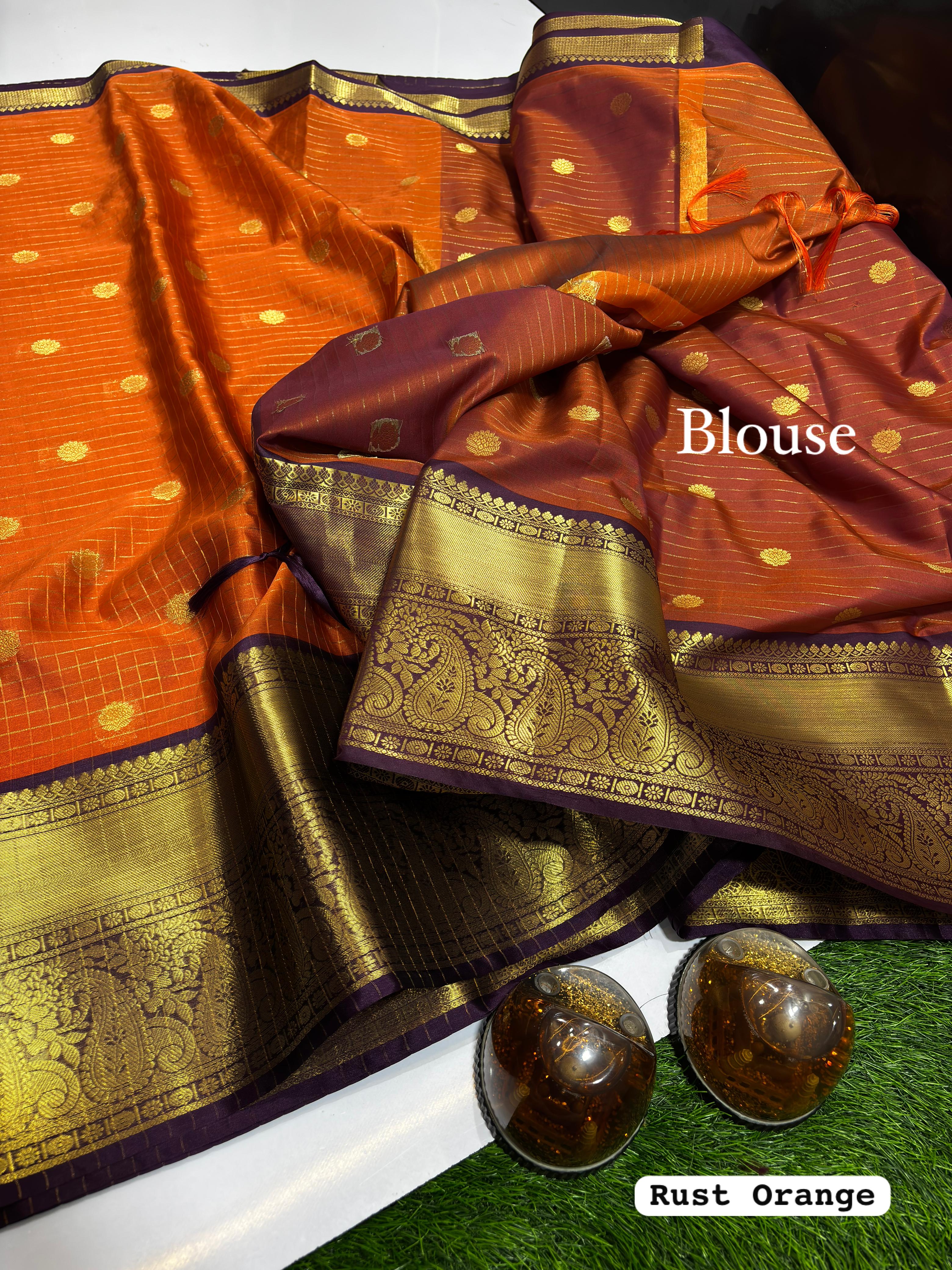 Soft Banarasi Semi Katan Silk Saree