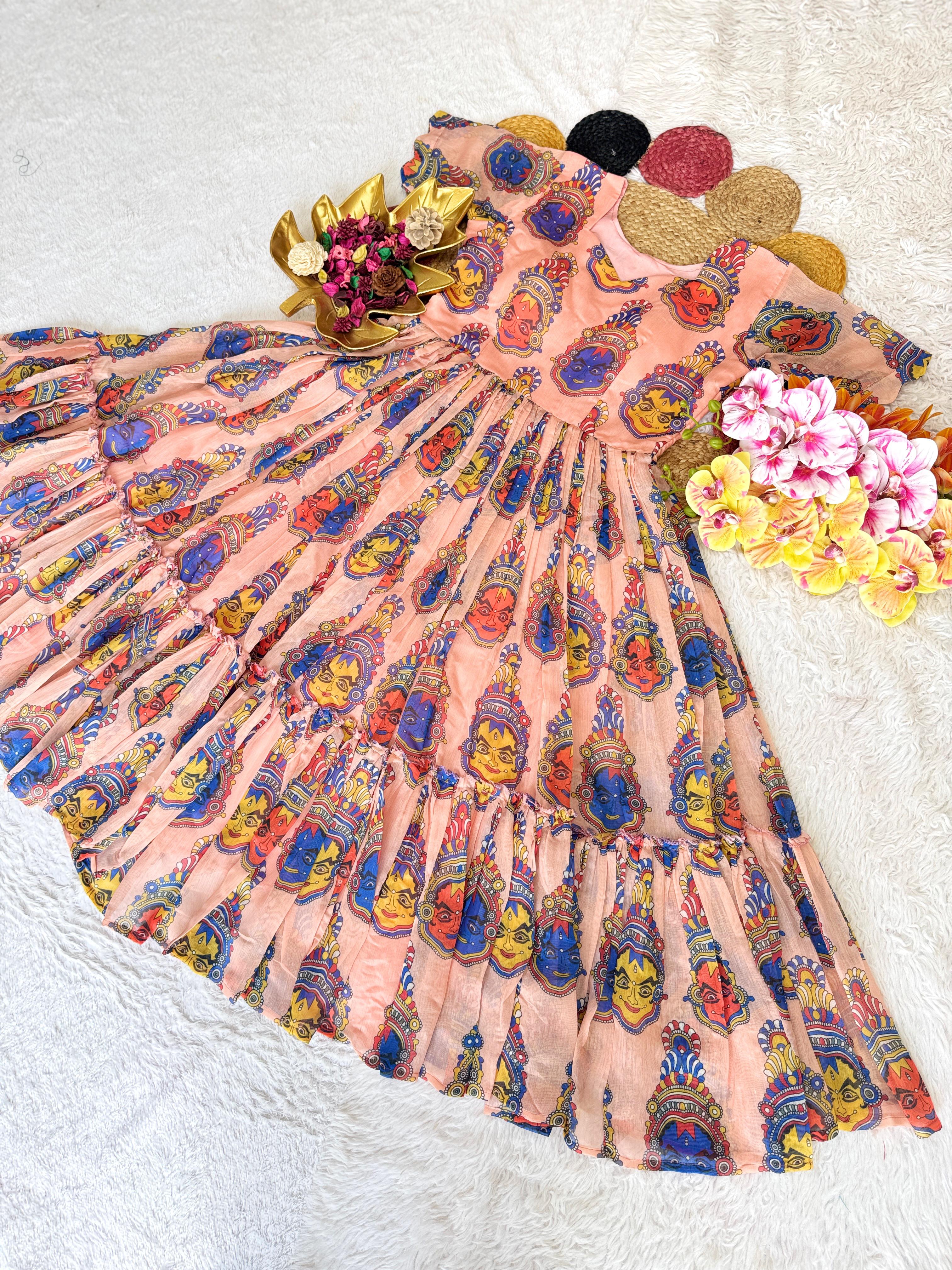 Summer Special Kalamkari Midi Gowns