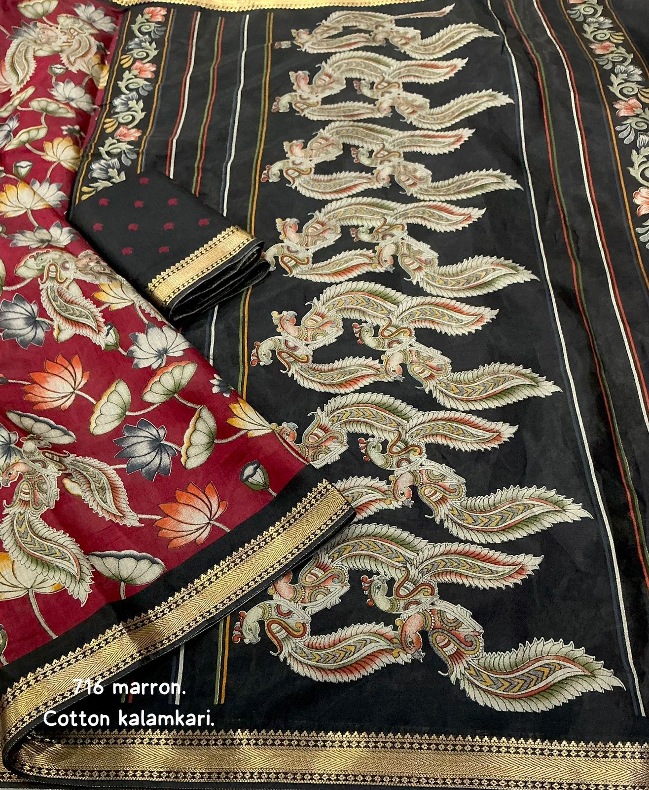 Soft Cotton Style Kalamkari Sarees