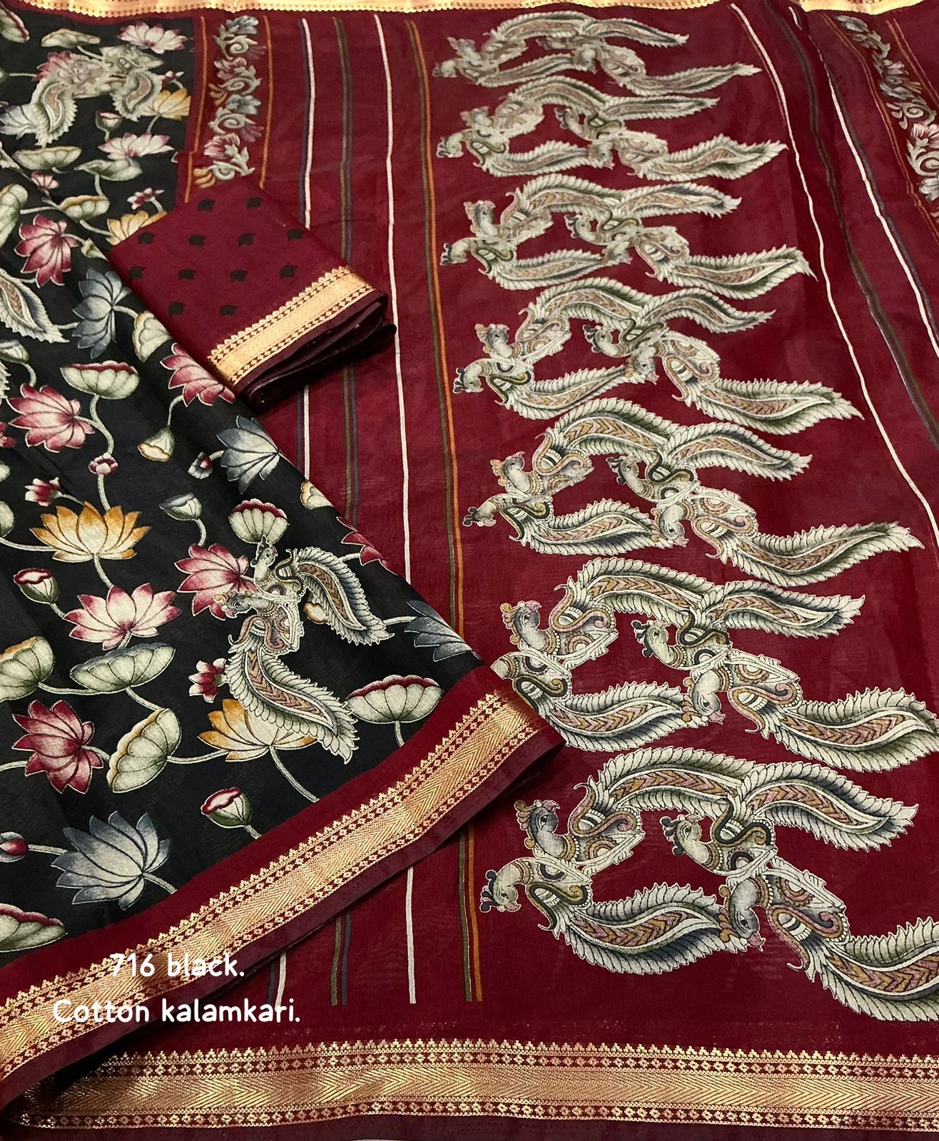 Soft Cotton Style Kalamkari Sarees