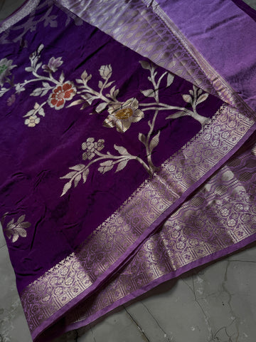 Premium Banarasi Chiniya Silk Sarees