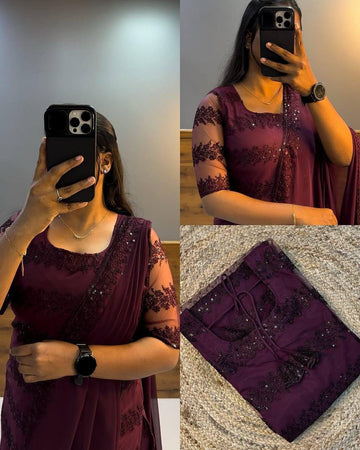 Sequence Work Kurti with Duppata