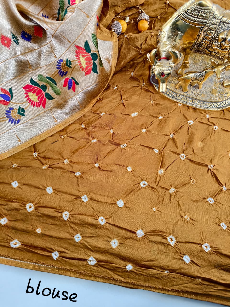 Pure Viscose Bandhini Sarees