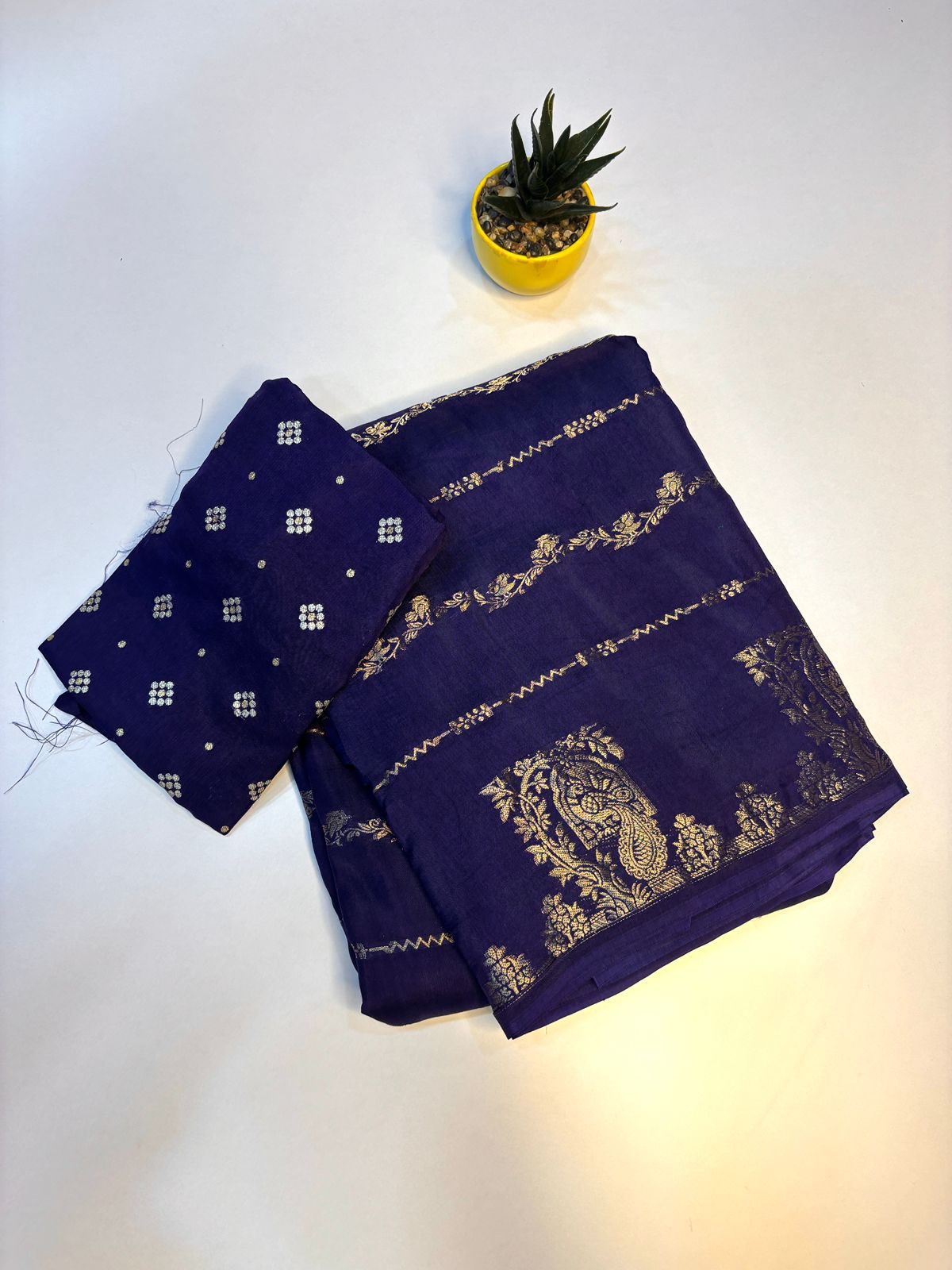 Pure Russian Khadi Viscose Saree