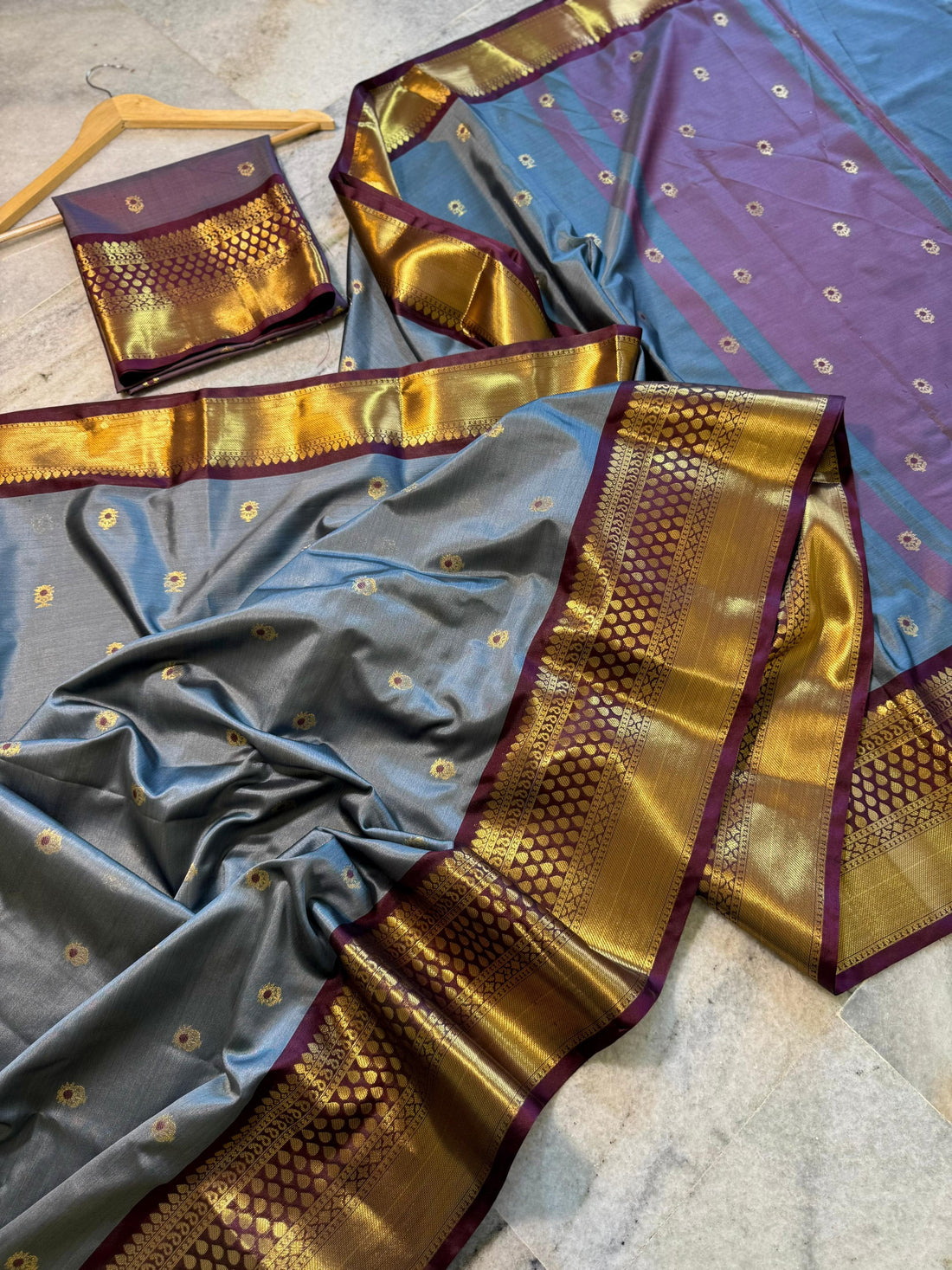 Banarasi Semi Gadwal Pattu Silk Saree
