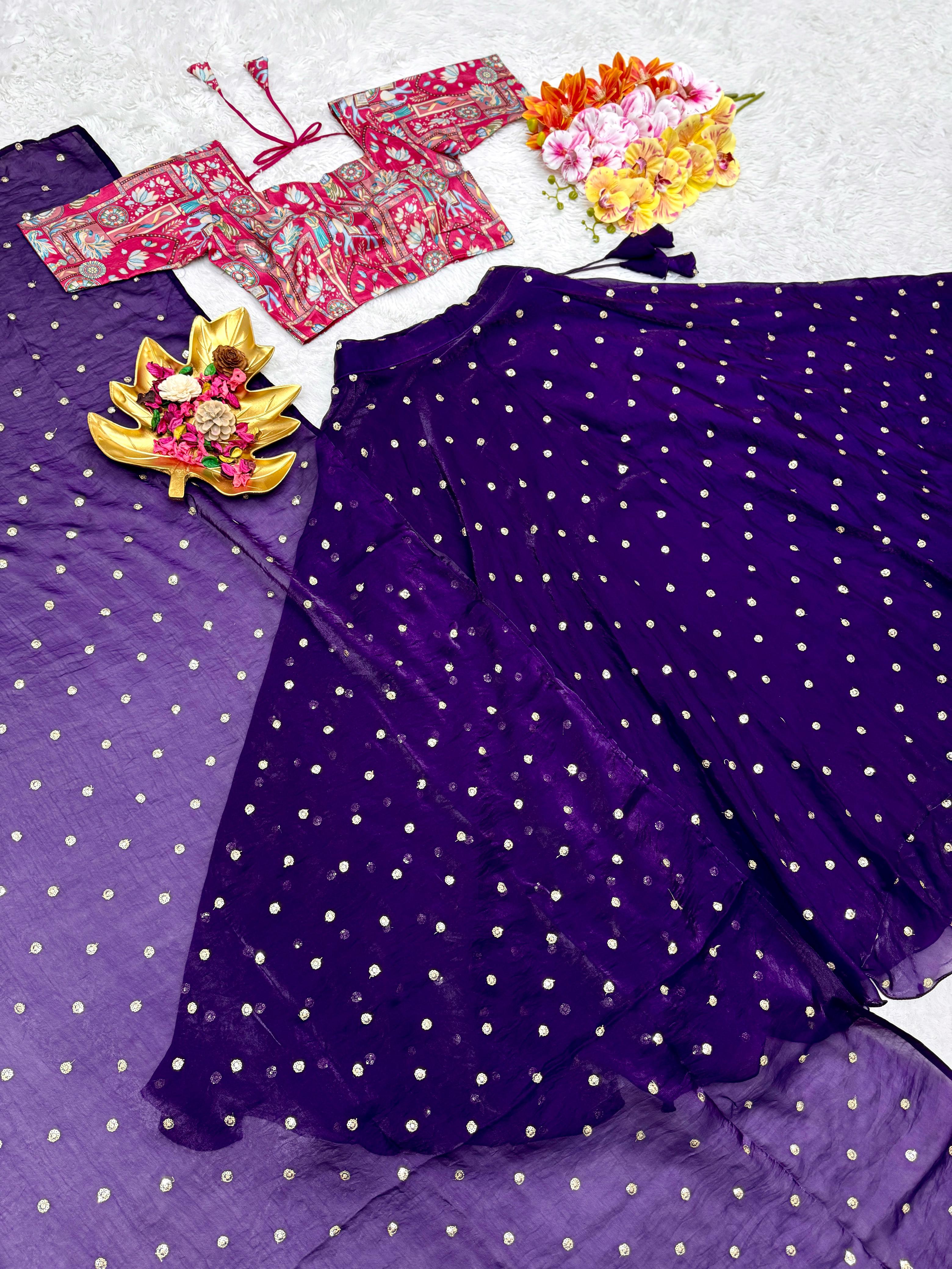 Trending Space Silk Lehanga