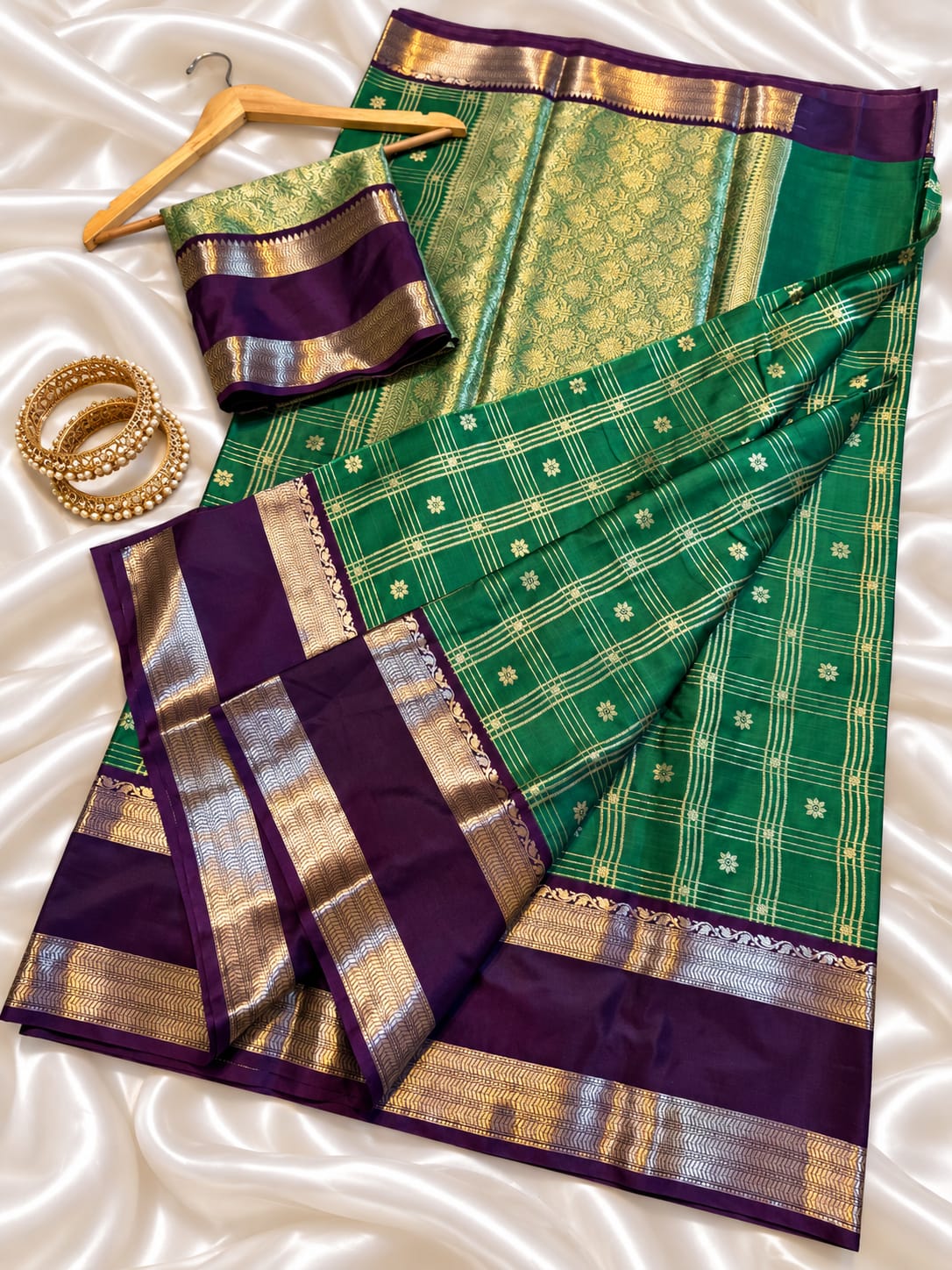 Premium Banarasi Soft Katan Silk Saree