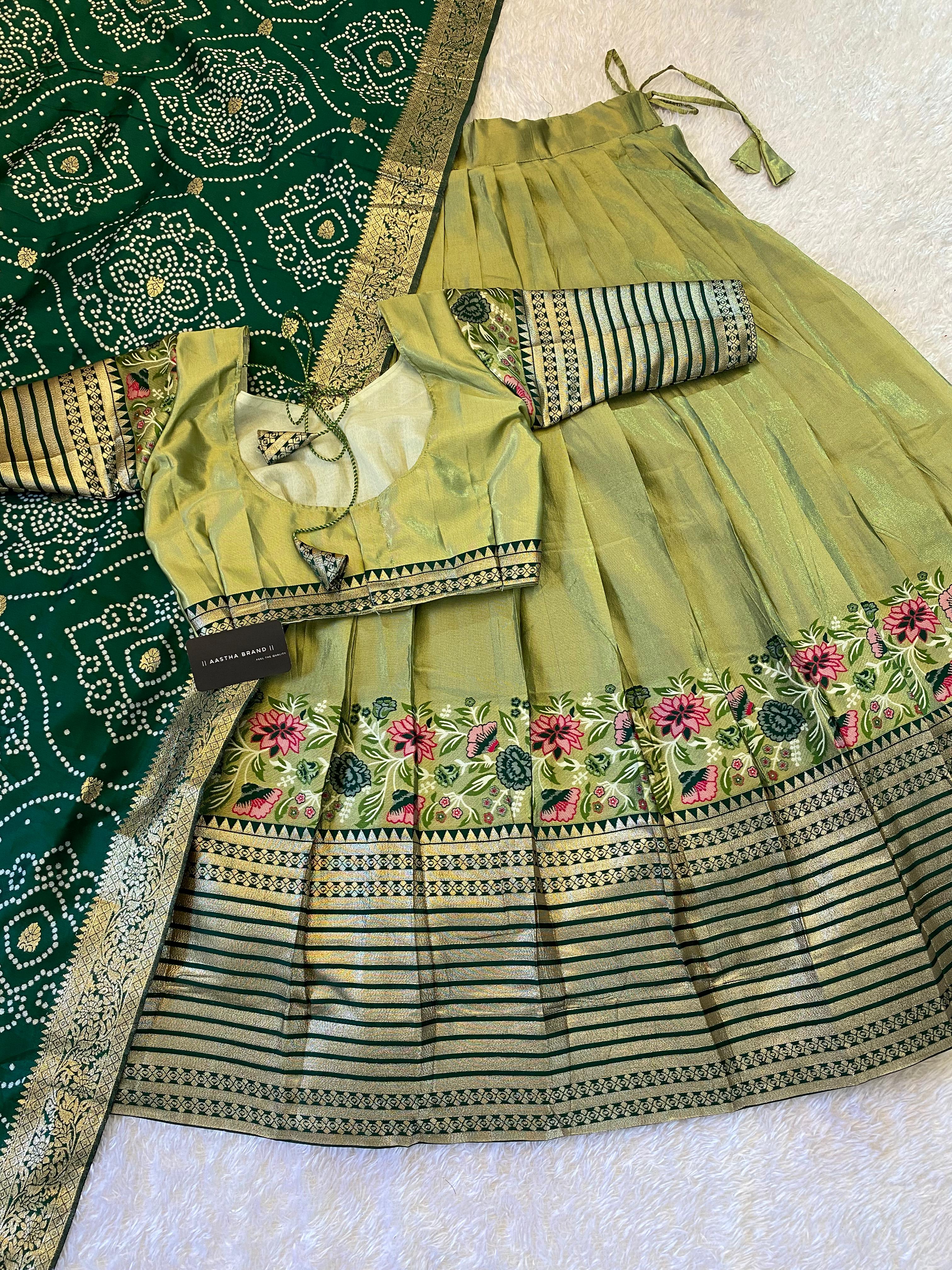 Soft Tissue Pythani Lehenga