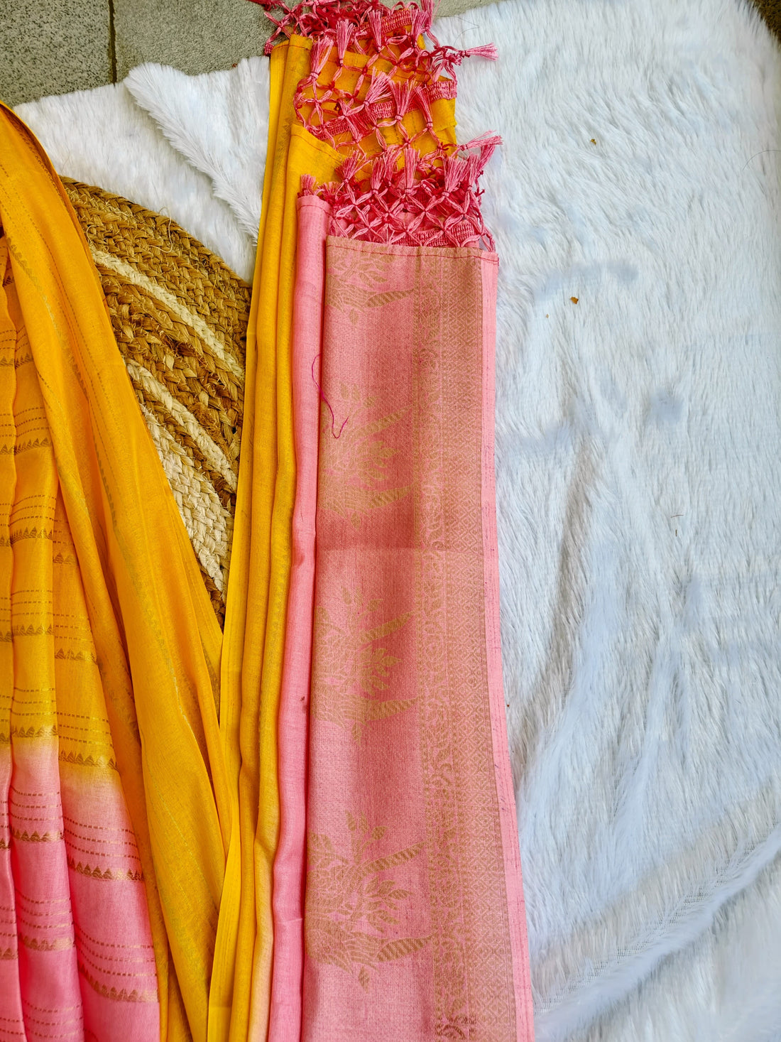 Dual Shade Saree