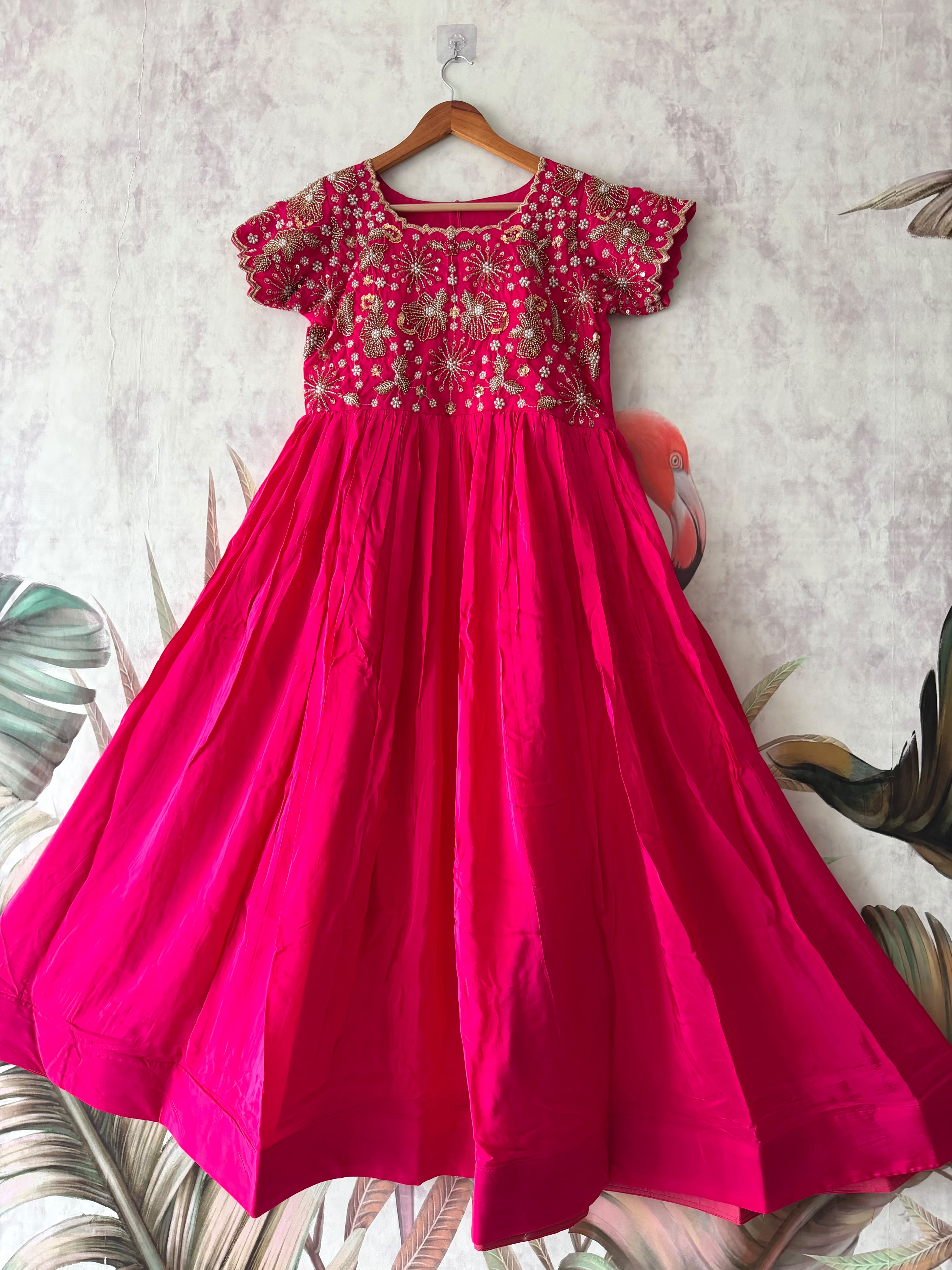 Customized maggam work frock