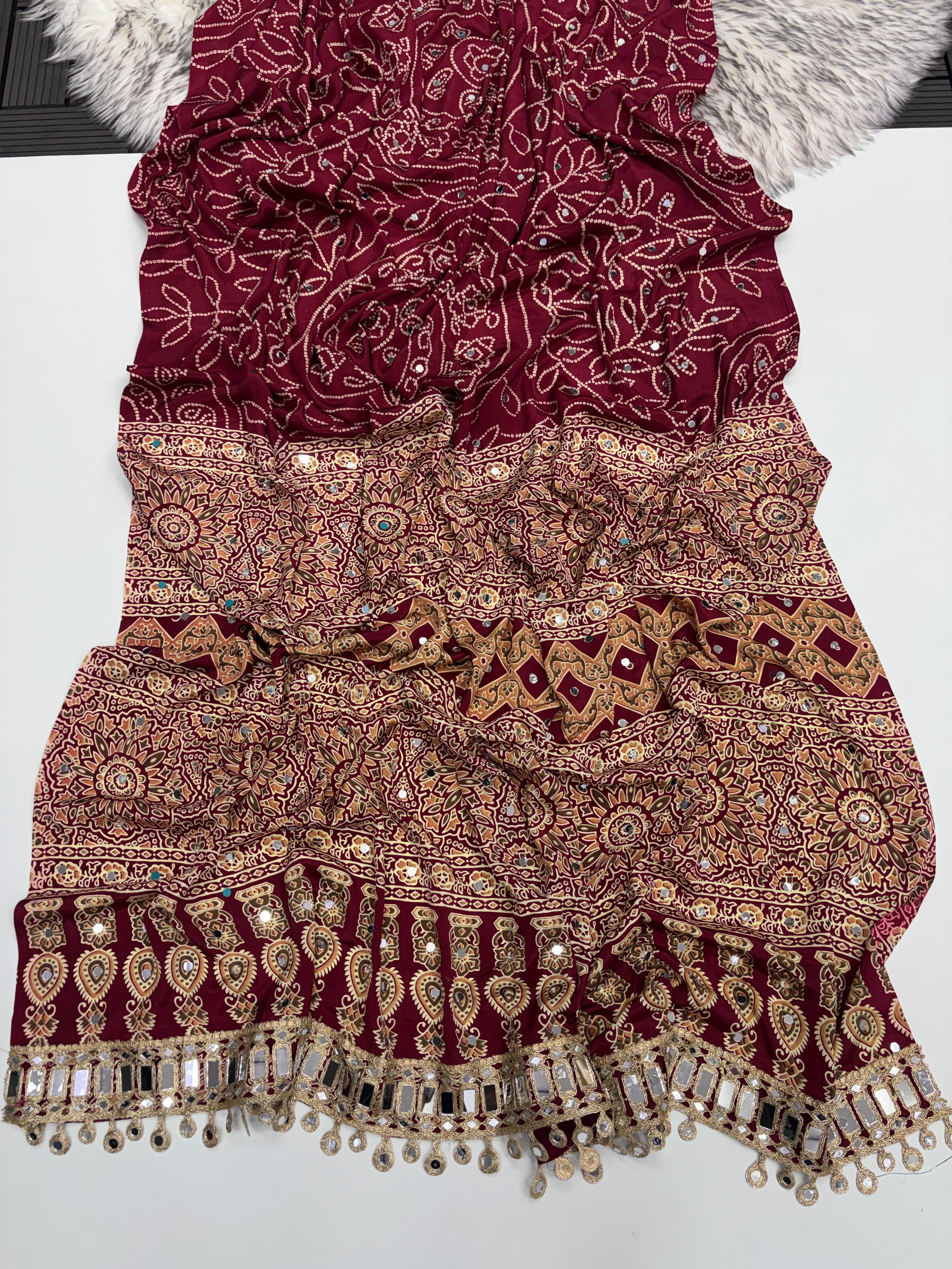 Pure Arjakh Sartin Viscouse Silk Sarees