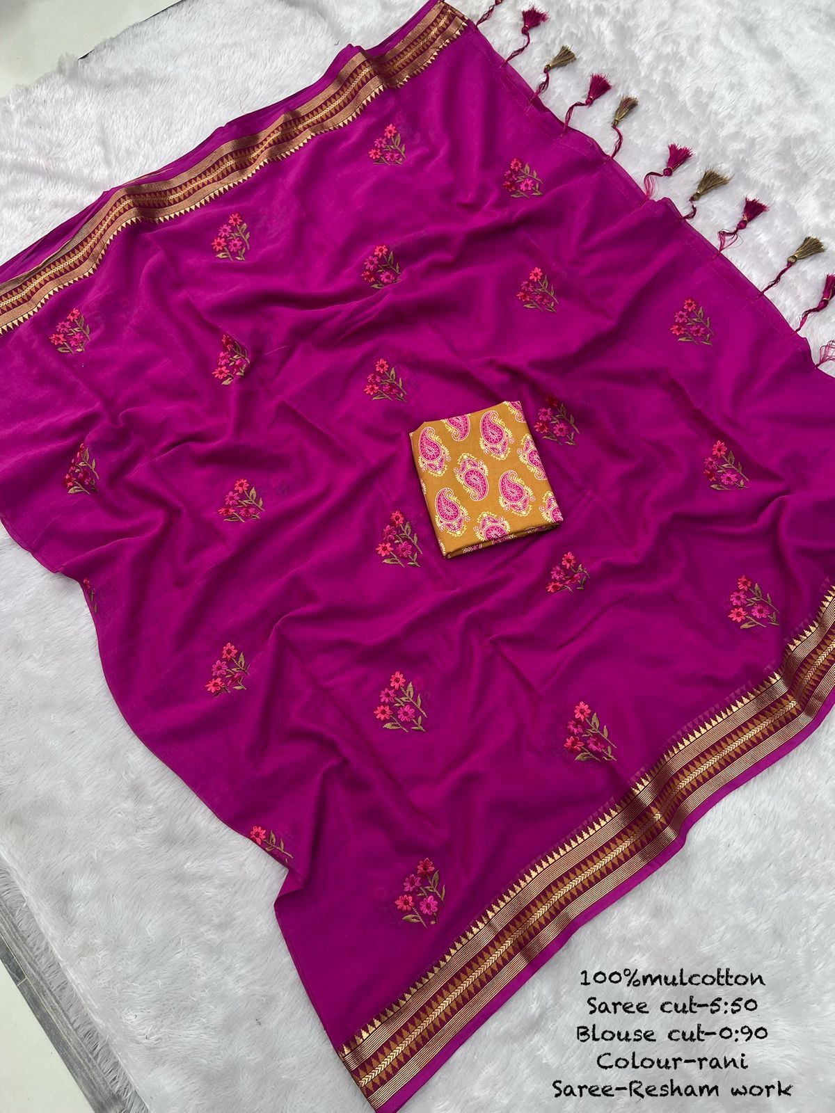 Premium Mul cotton Sarees