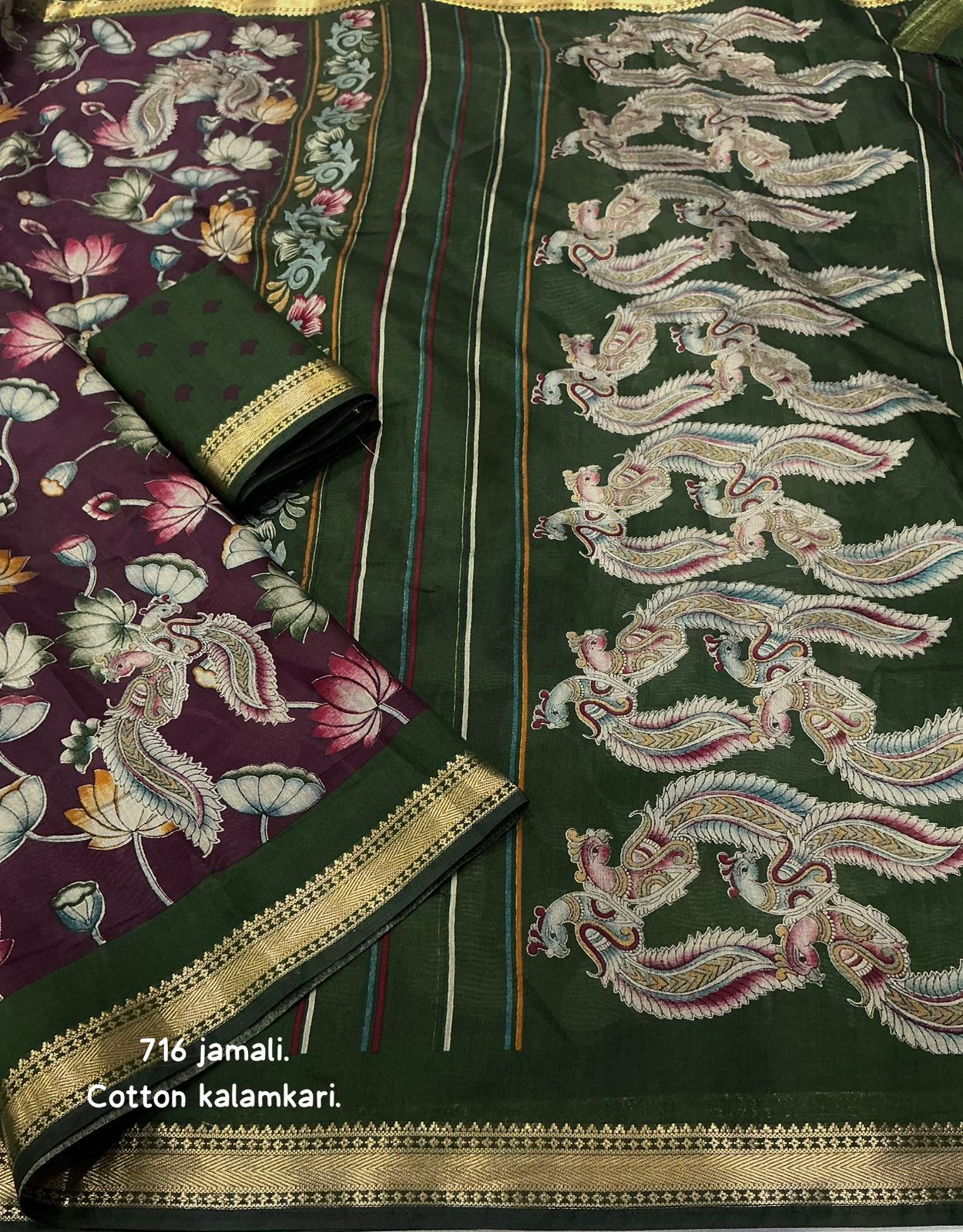 Soft Cotton Style Kalamkari Sarees