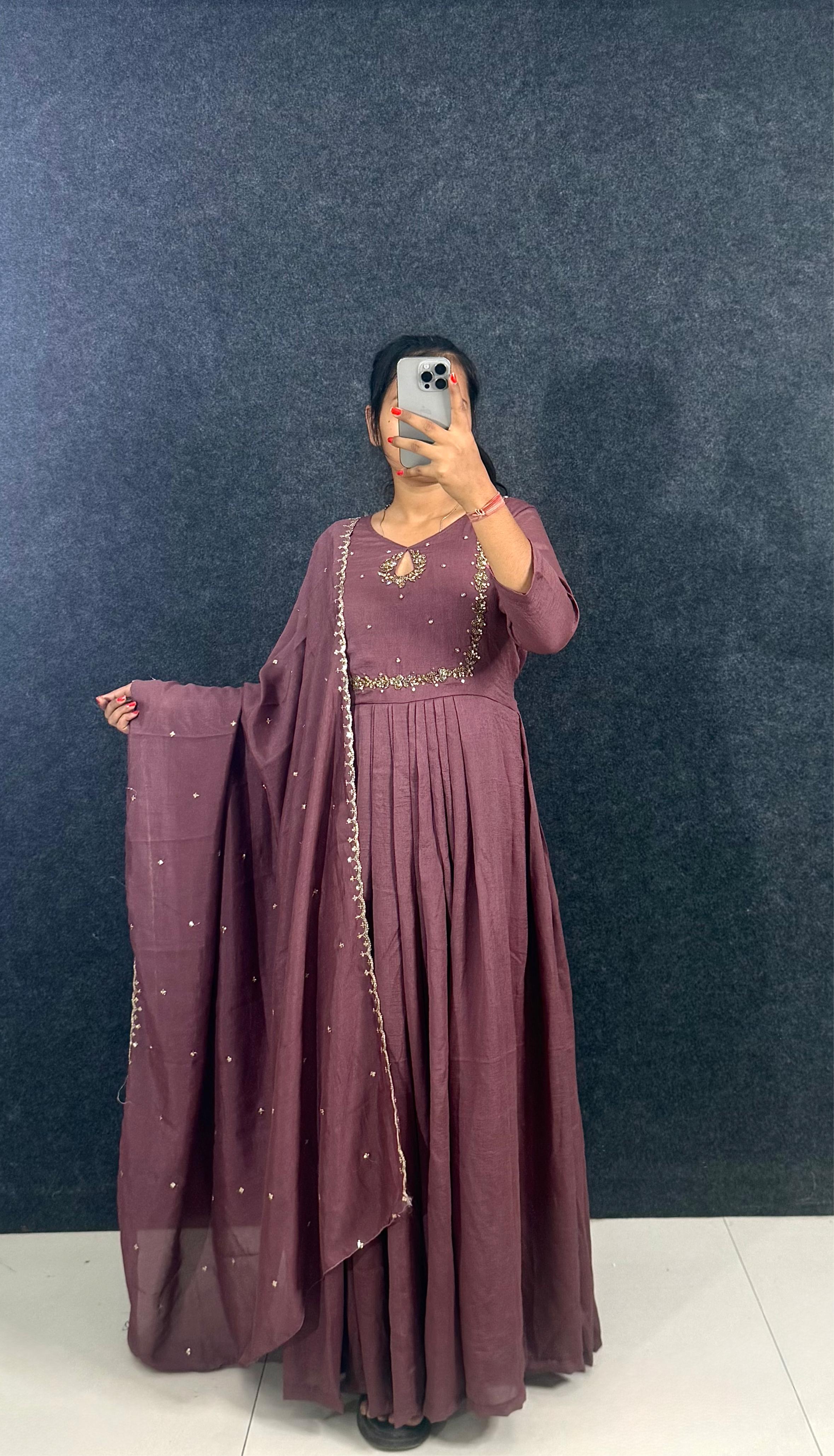 Soft Designer Gown & Duppata