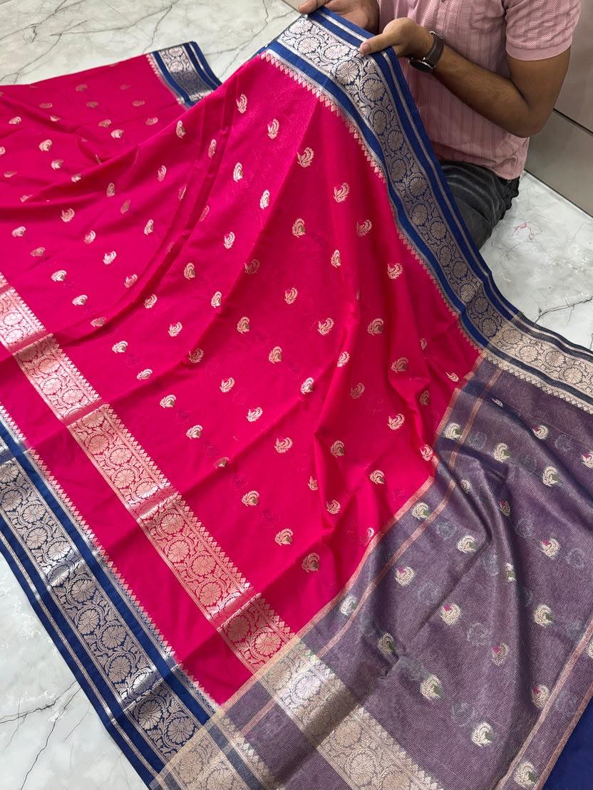Premium Soft Banarasi Sarees with unique border