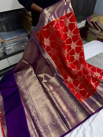 Banarasi Raw Mango Silk Saree