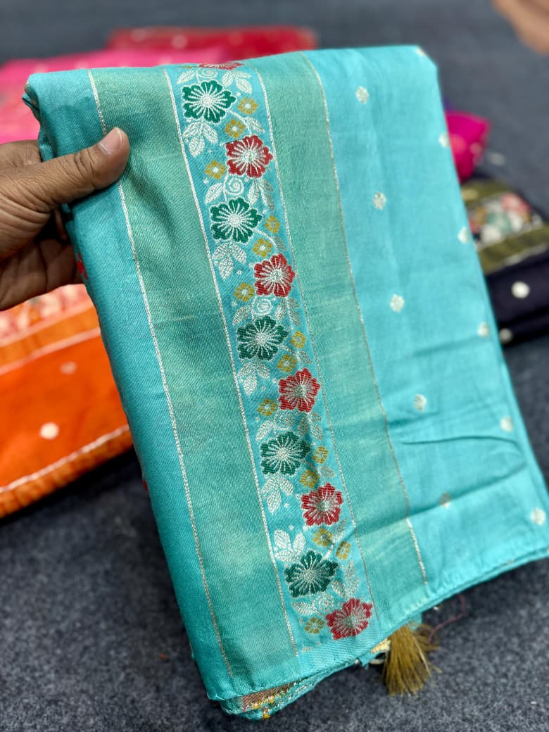Pure Soft Russian Silk Sarees