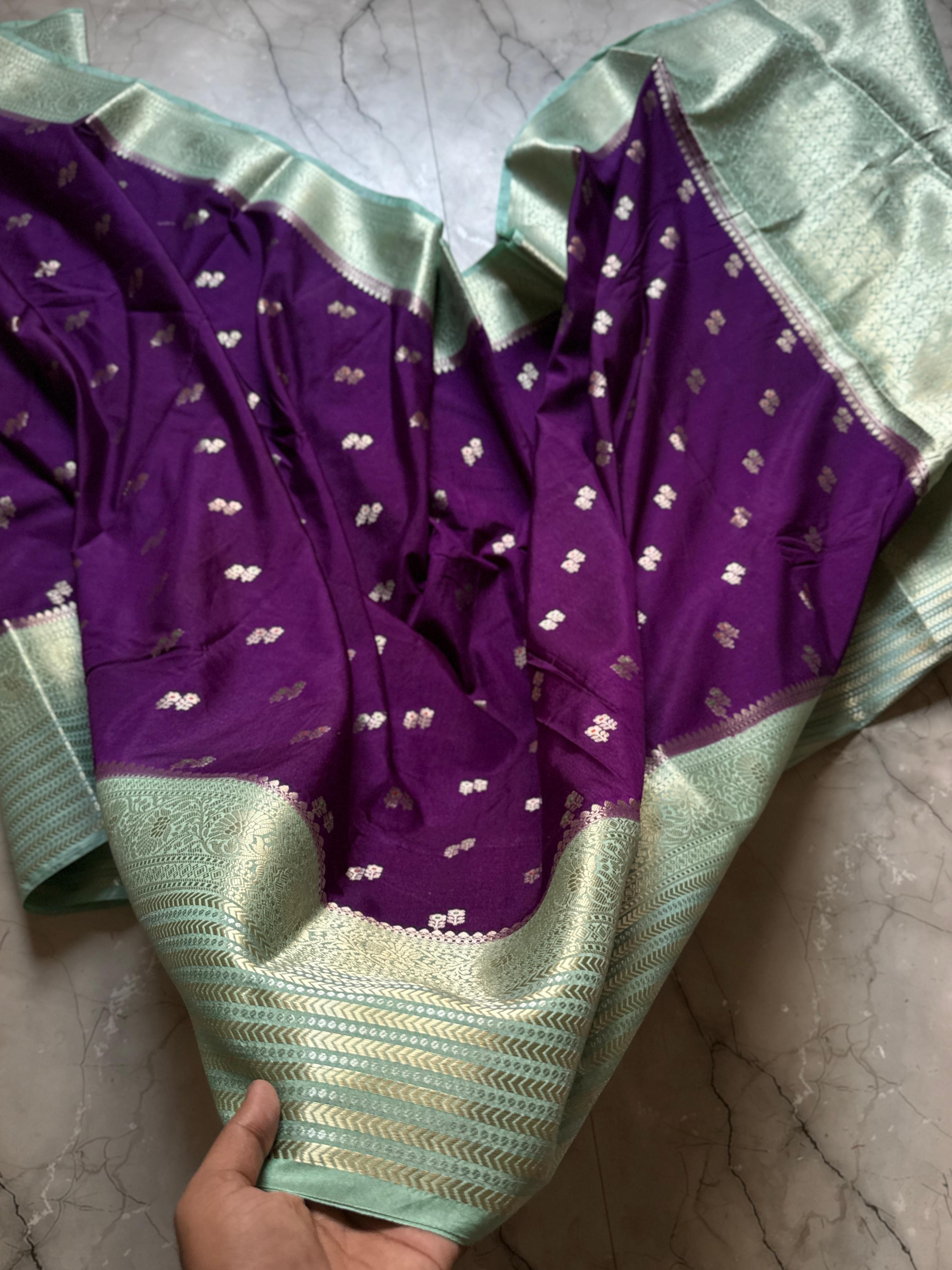 Banarasi Raw Mango Silk Sarees