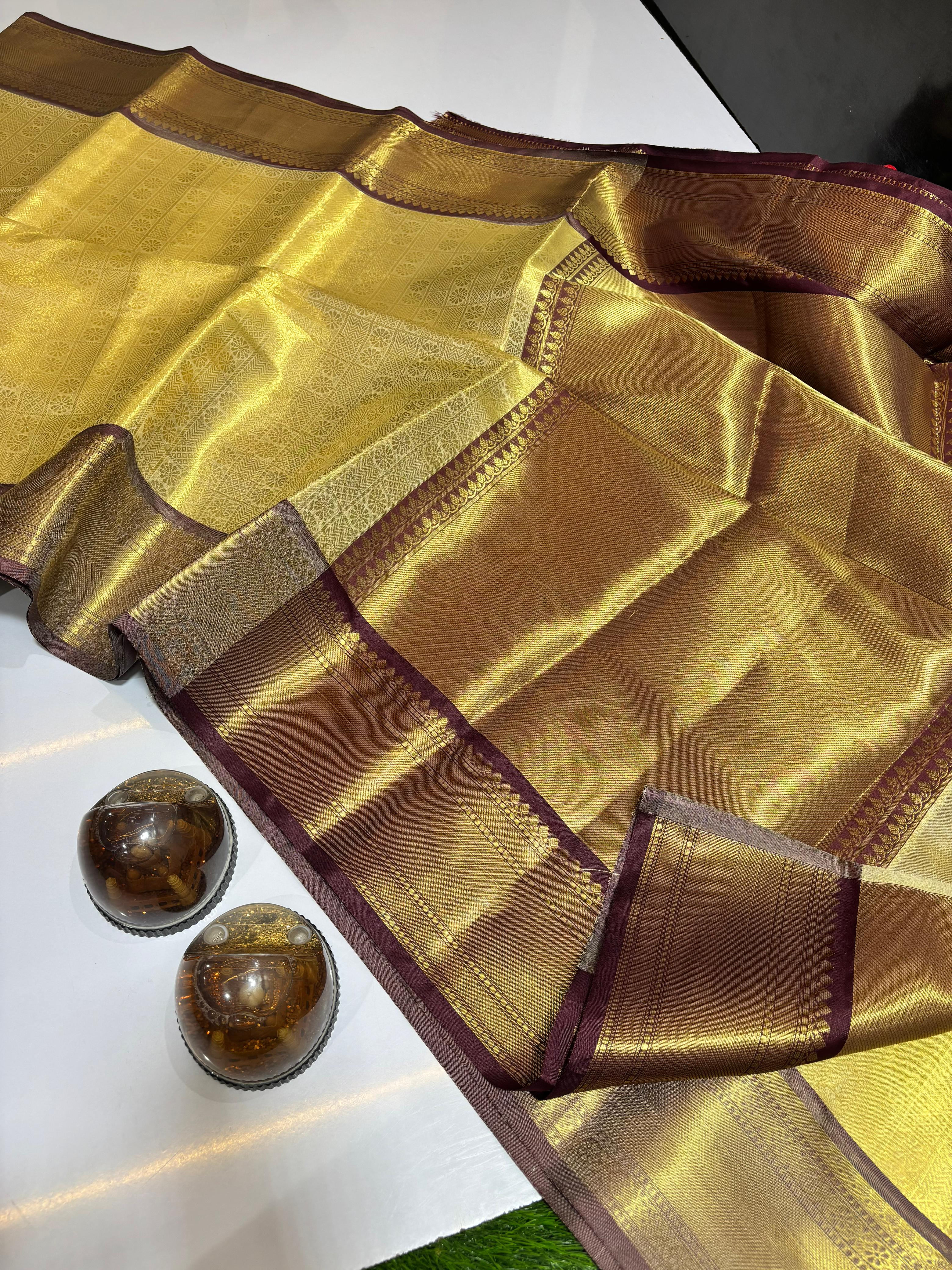 Premium Banarasi Soft Tissue Silk Sarees