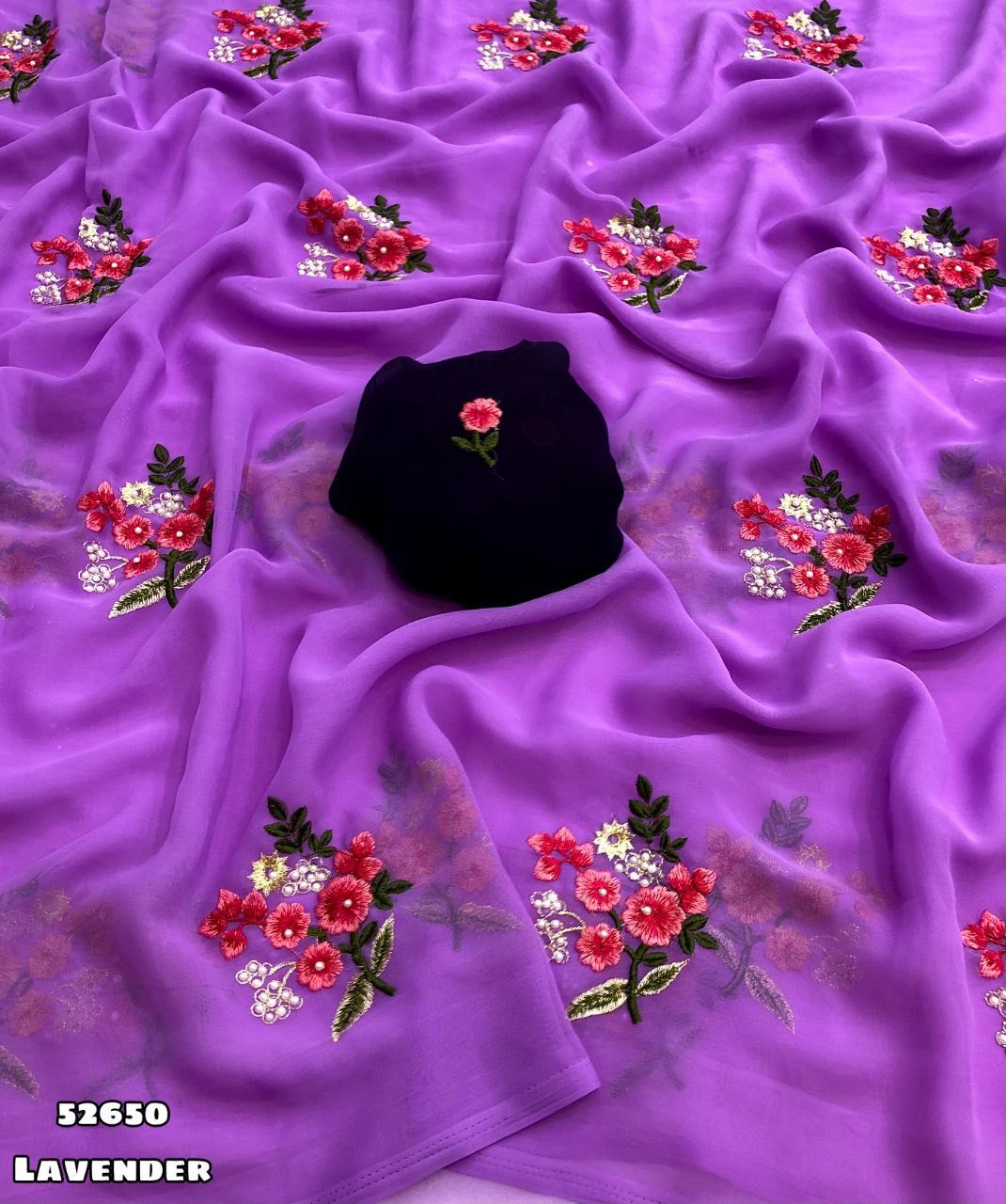 Faux Georgette Sarees