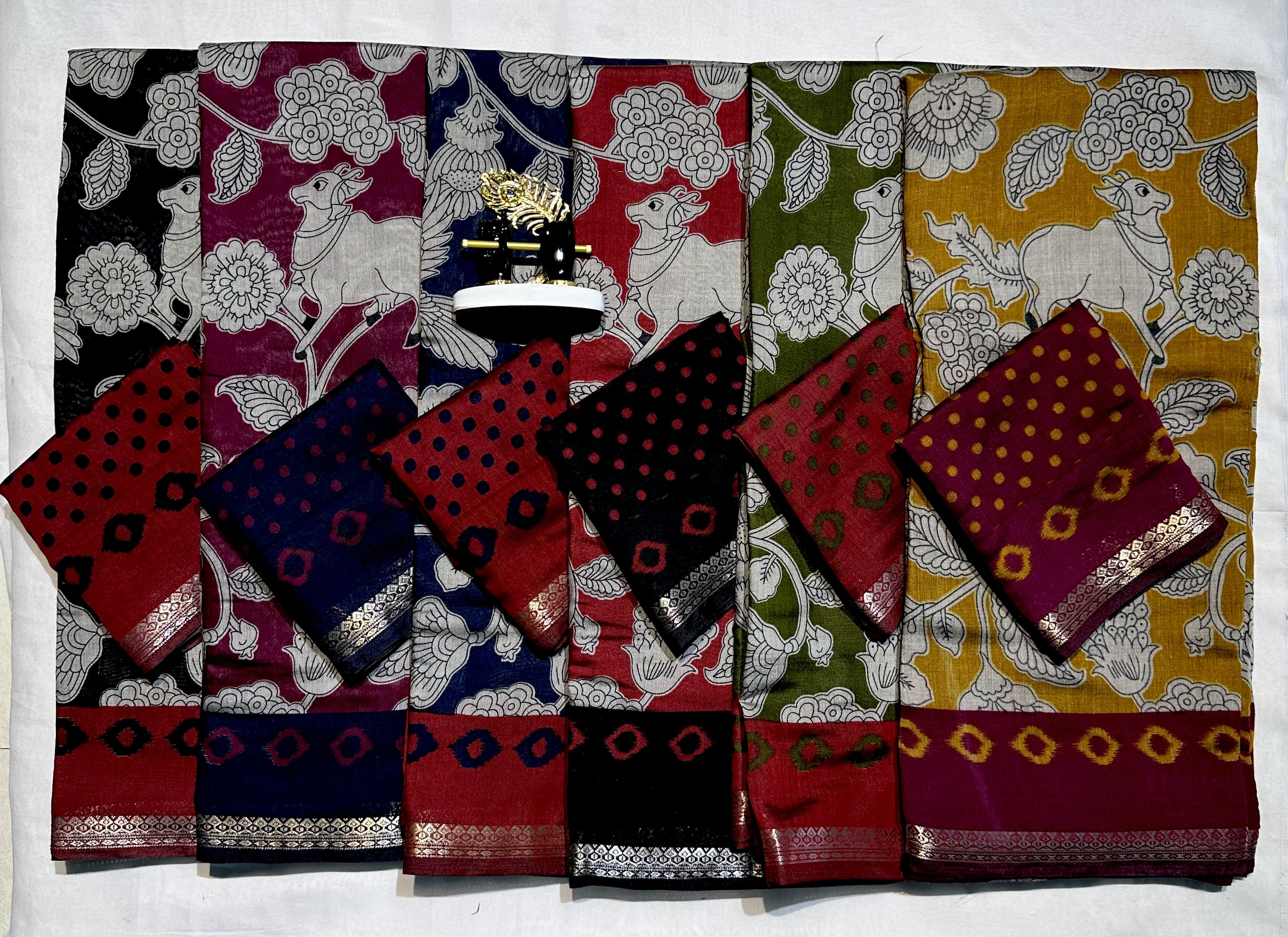 Pure Mangalagiri Mul Cotton Sarees