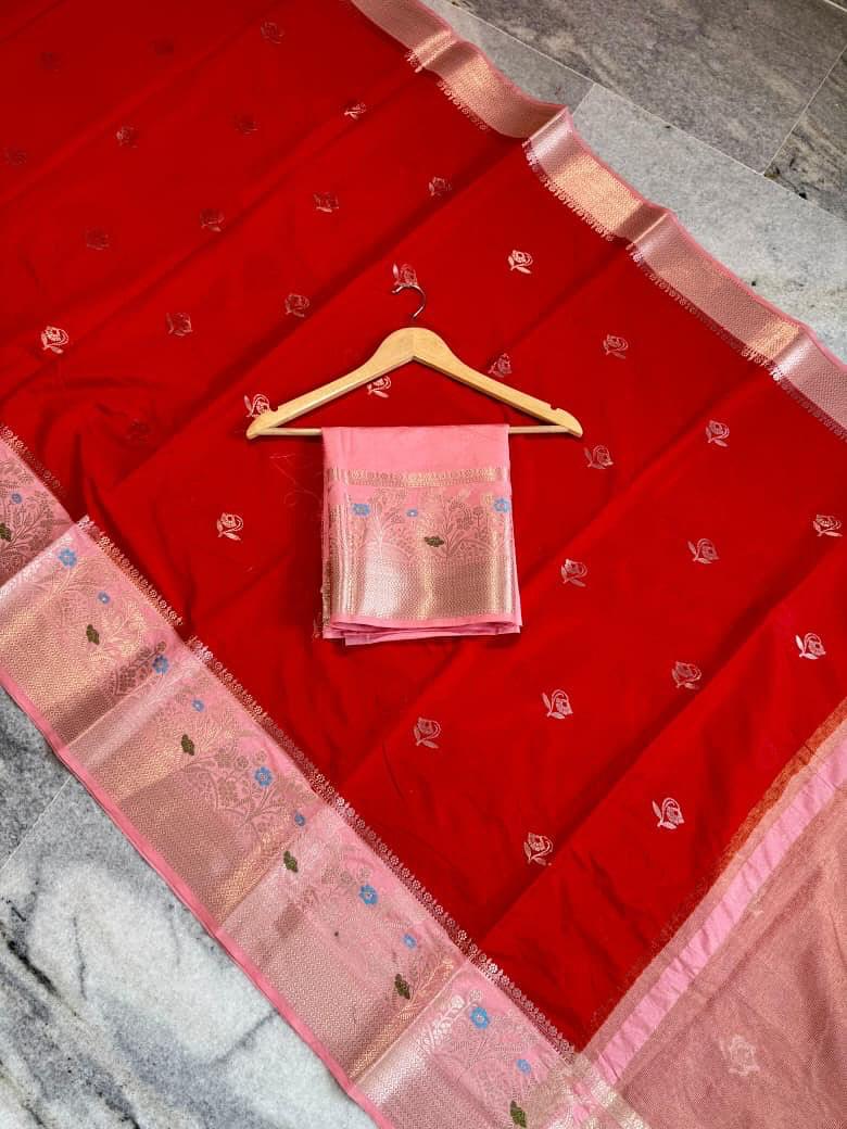 Banarasi Soft Dupion Silk Sarees