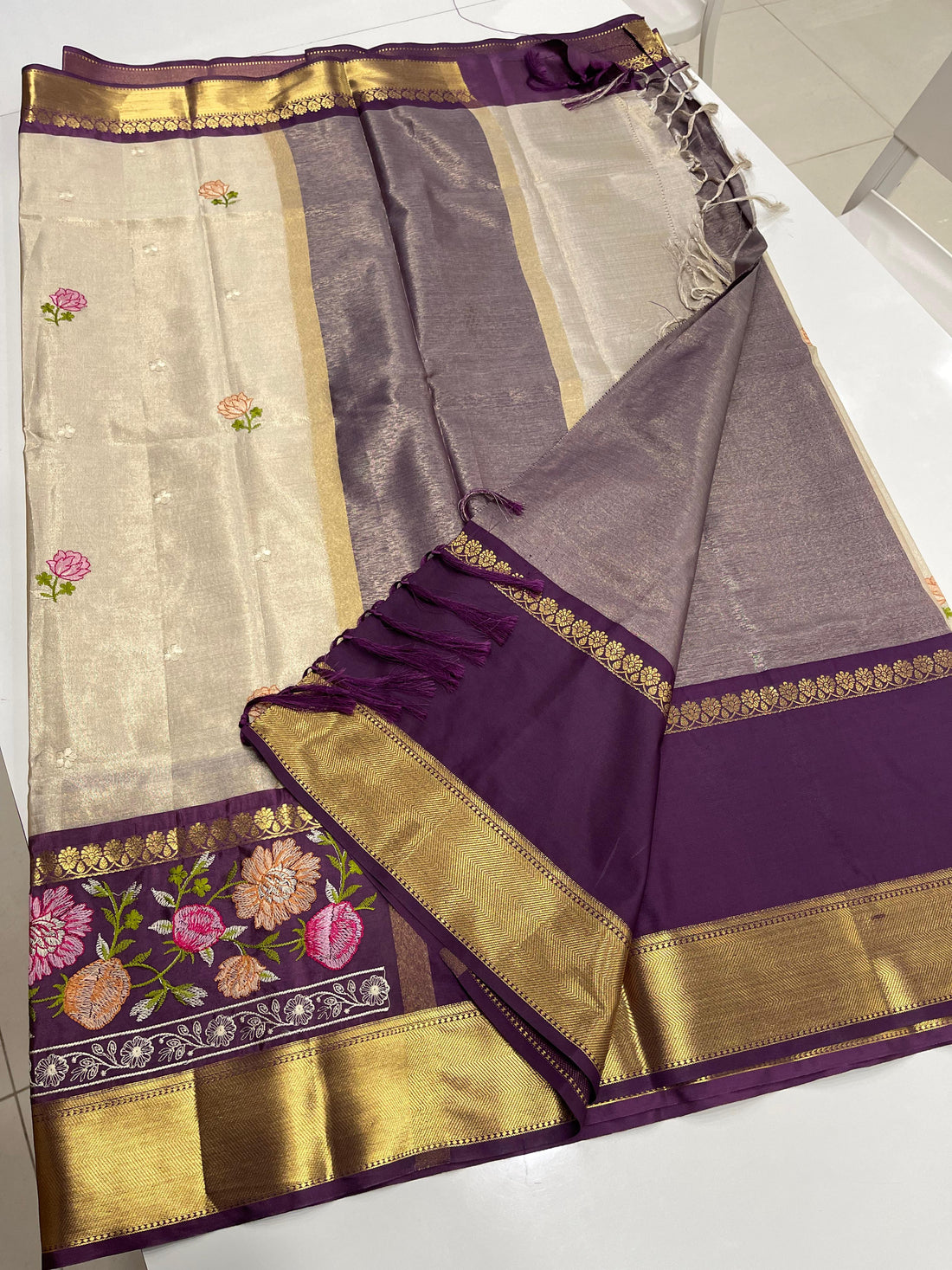 Premium Banarasi Tissue Silk Saree