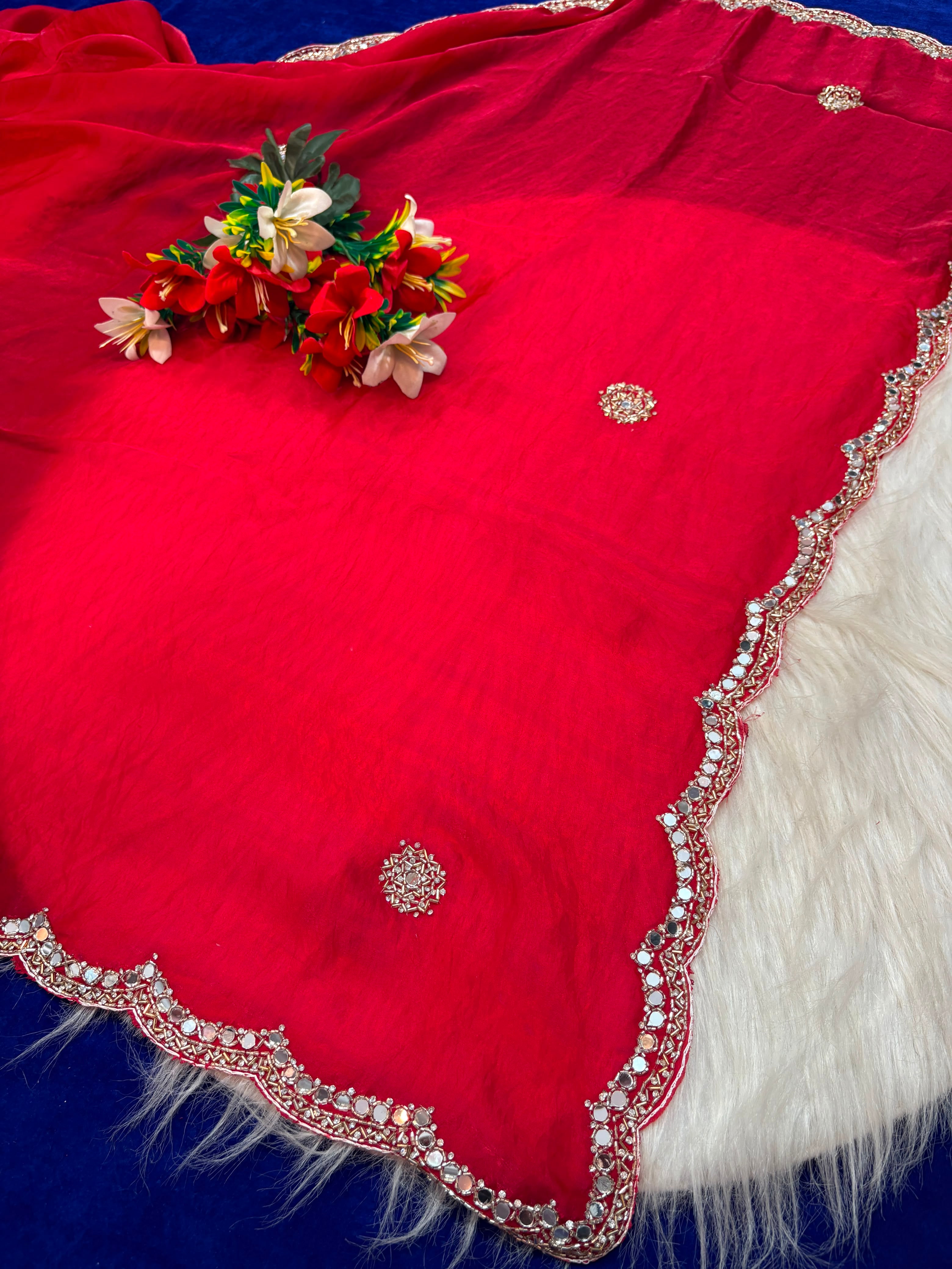 Cocktail Space Silk Designer Sarees