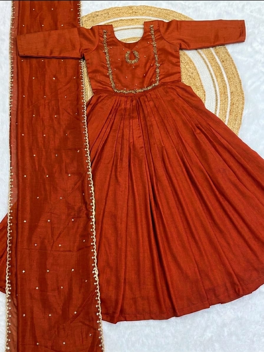 Designer Anarkali with Dupatta
