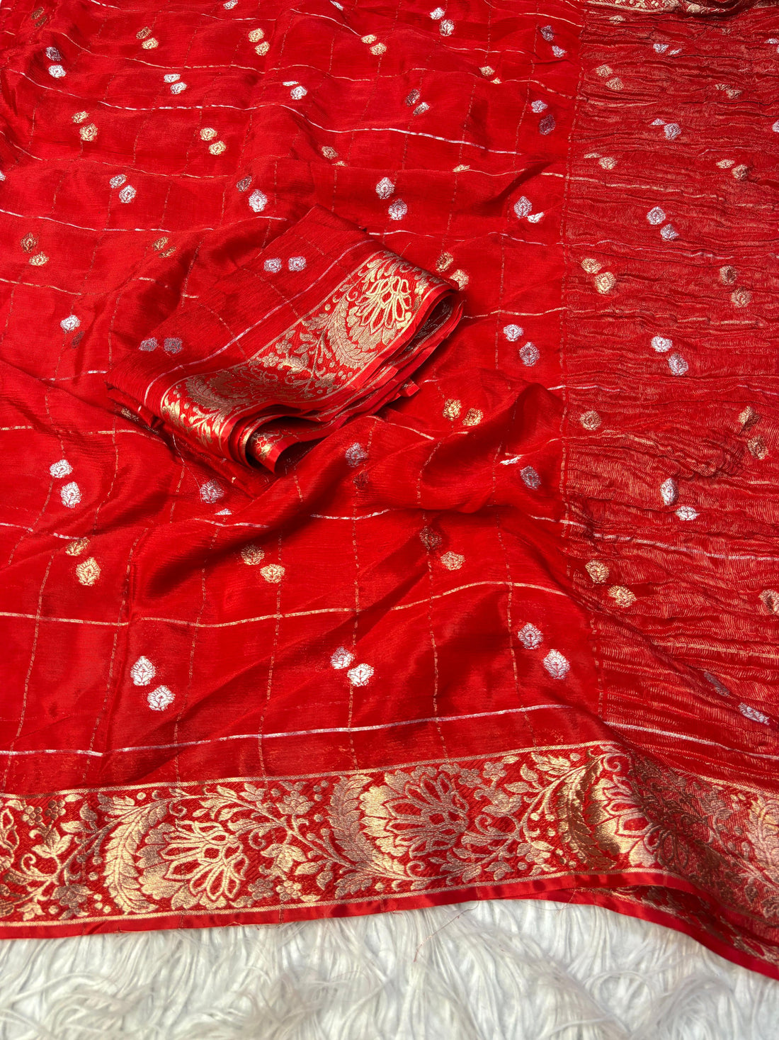 Vintage Viscose Chinnon Sarees