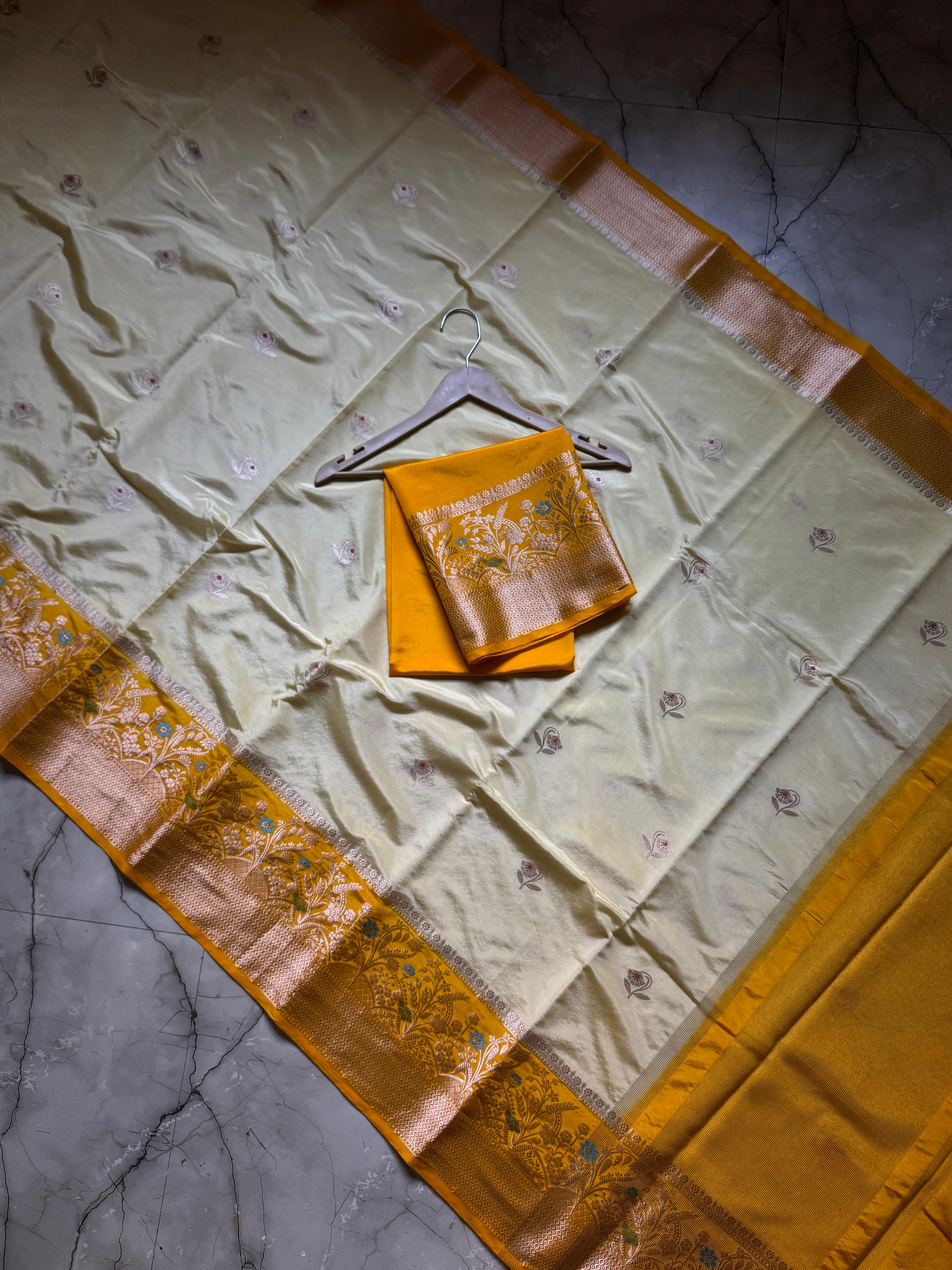 Banarasi Semi Katan Soft Silk Sarees