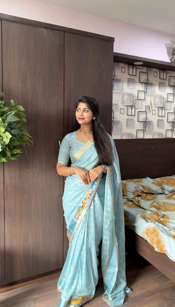 Animisha's Favourite Viscose Georgette Sarees