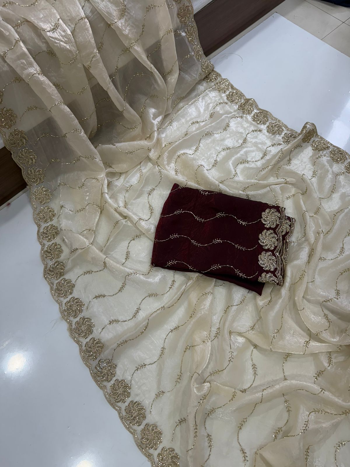 Designer Space Silk Sarees