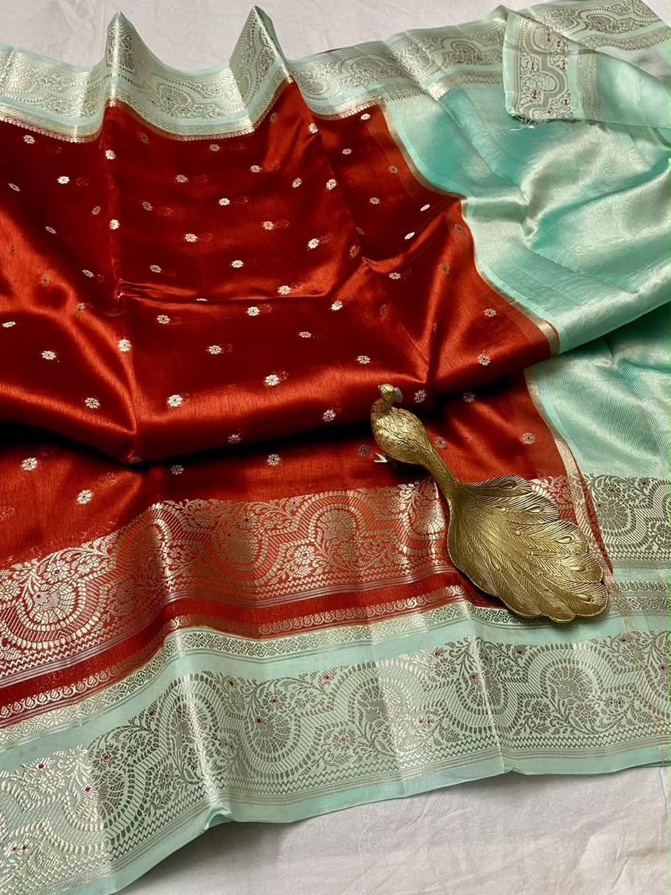 Banarasi Semi Katan Silk Sarees