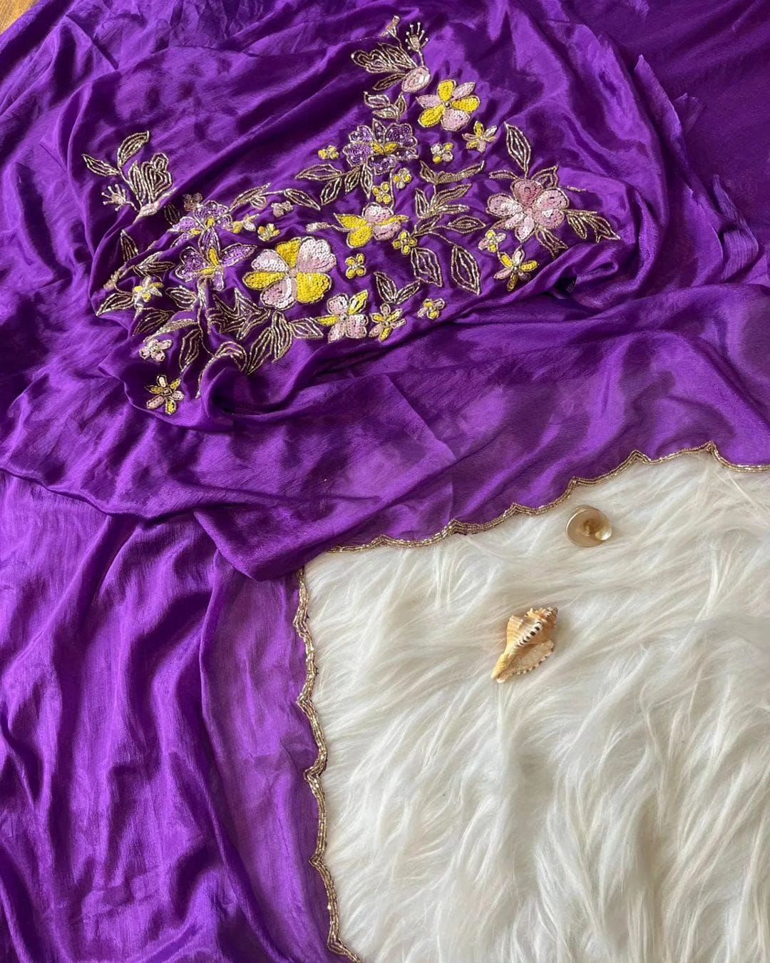 Chinnon Silk Designer Sarees