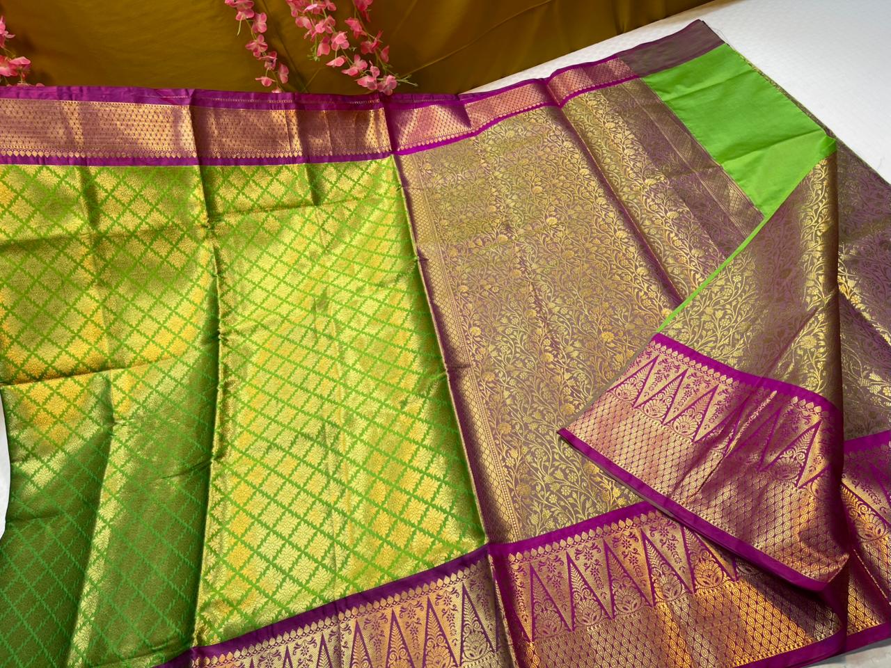 Semi Kanchipattu Sarees
