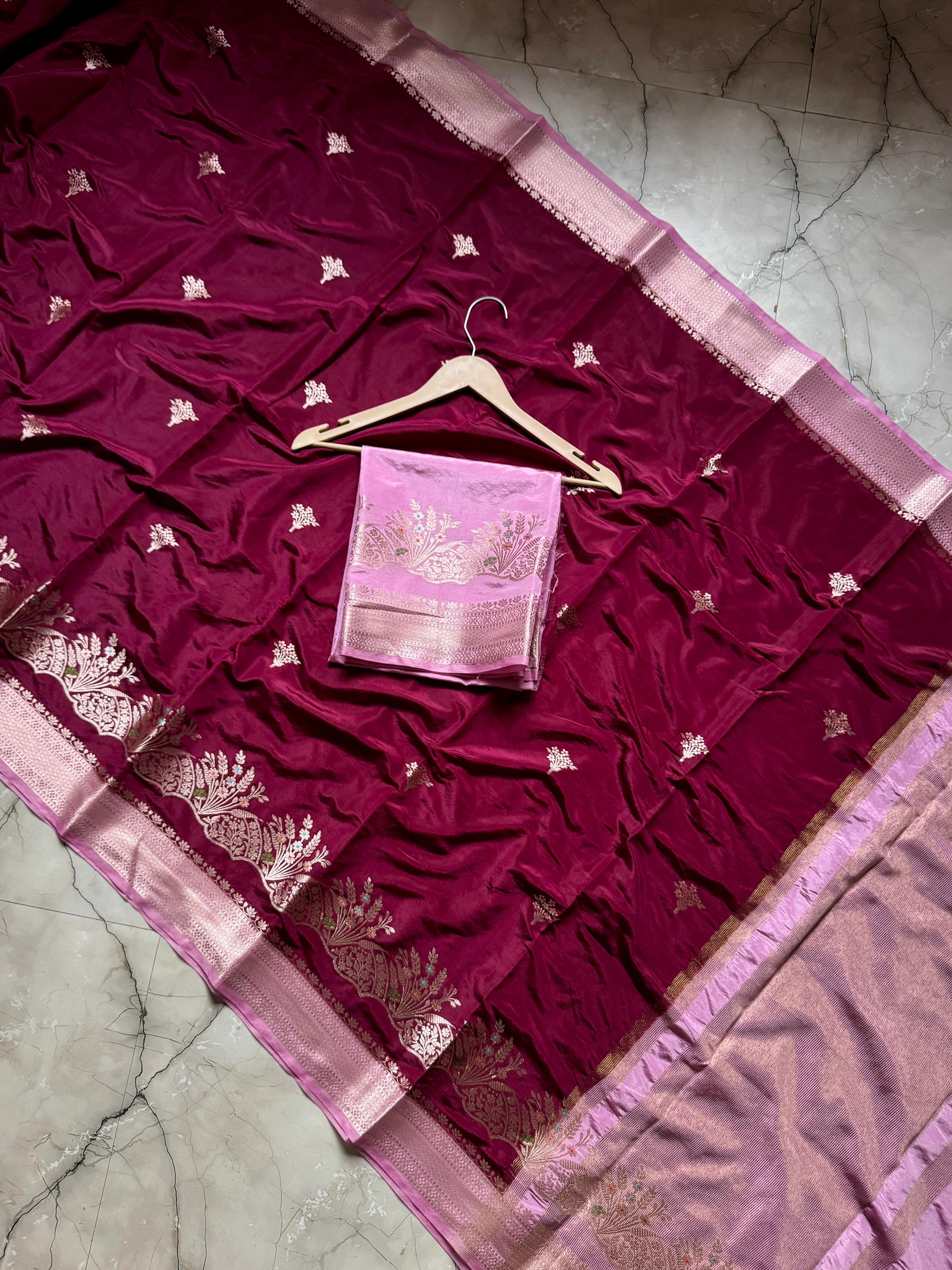 Handloom Raw Mango Silk Sarees