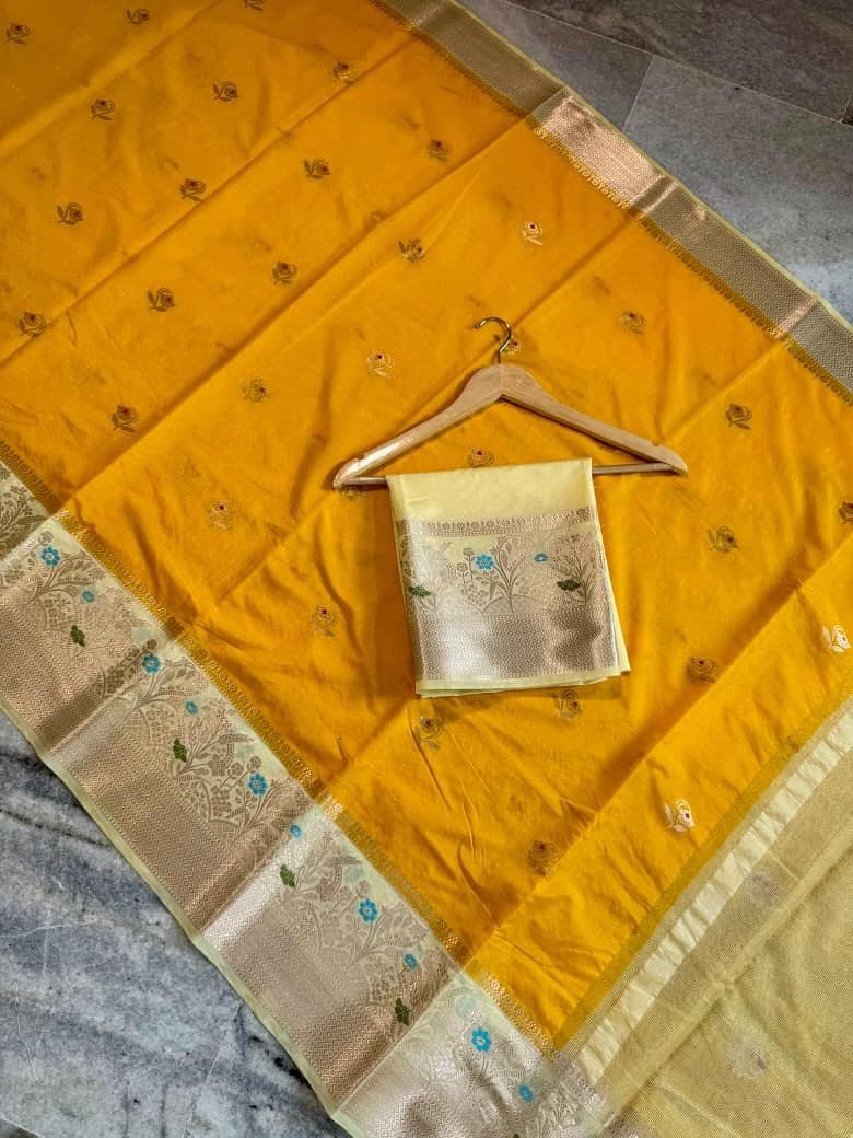 Banarasi Soft Dupion Silk Sarees