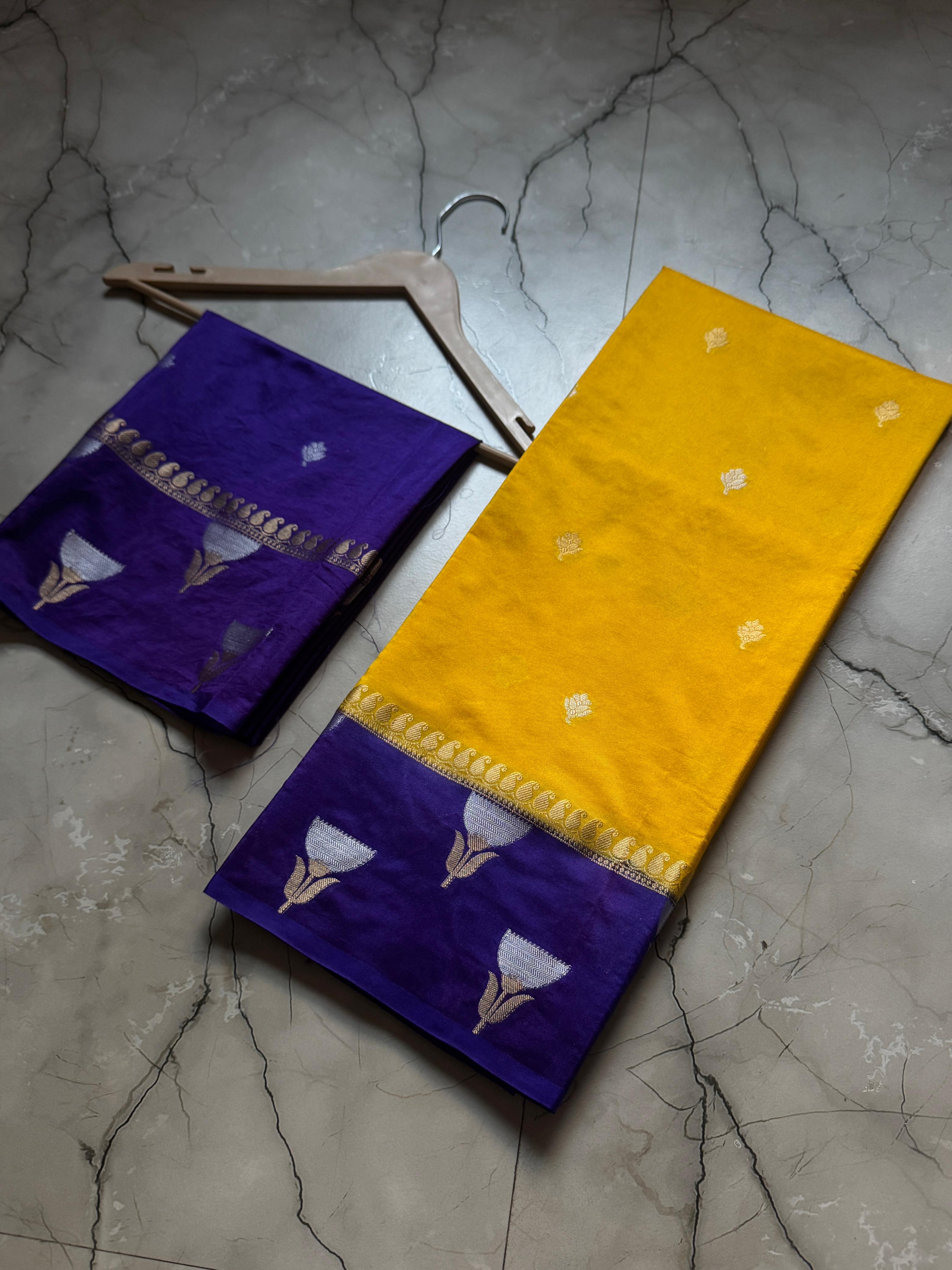 Banarasi Semi Katan Silk Sarees