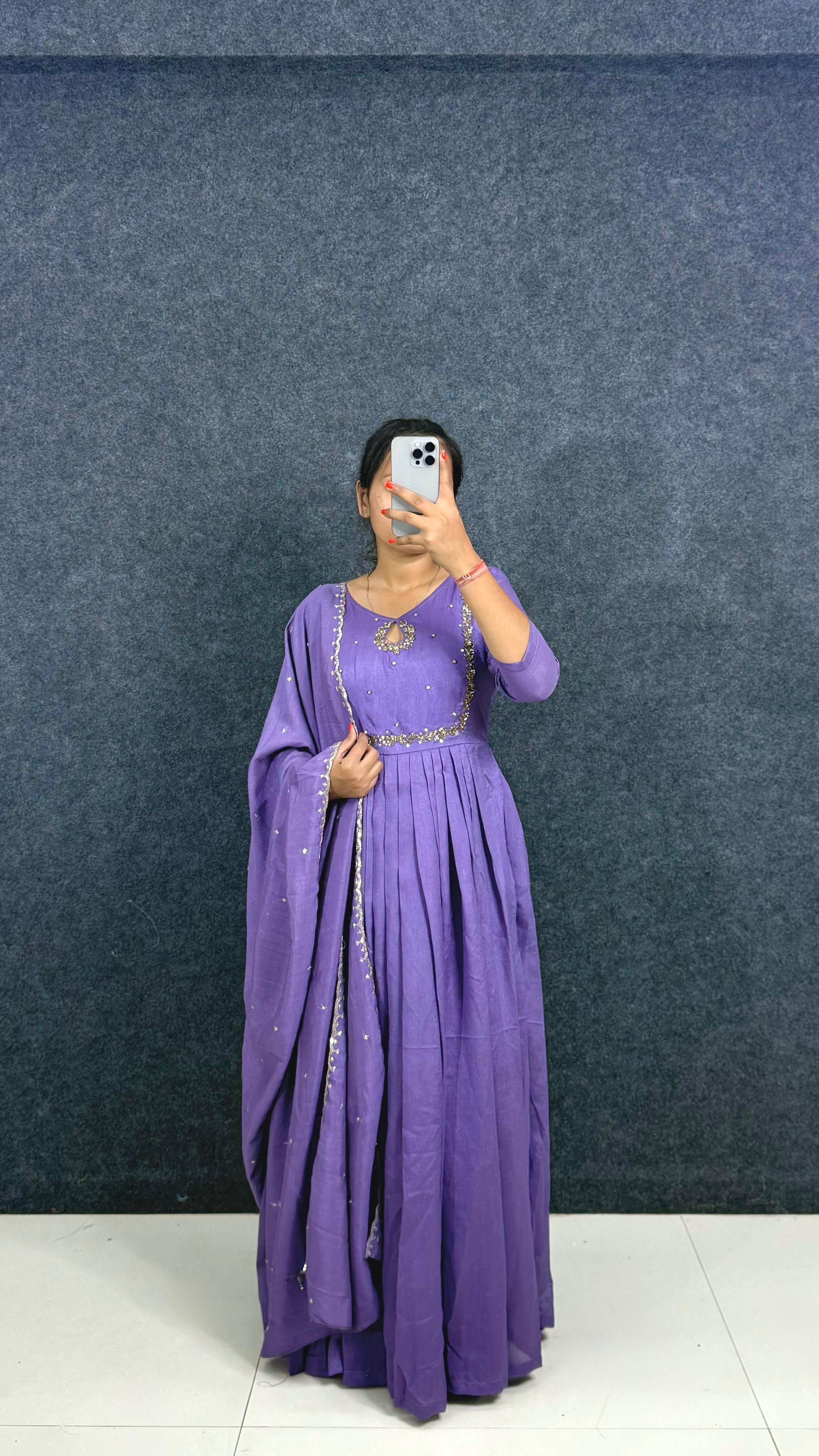 Soft Designer Gown & Duppata
