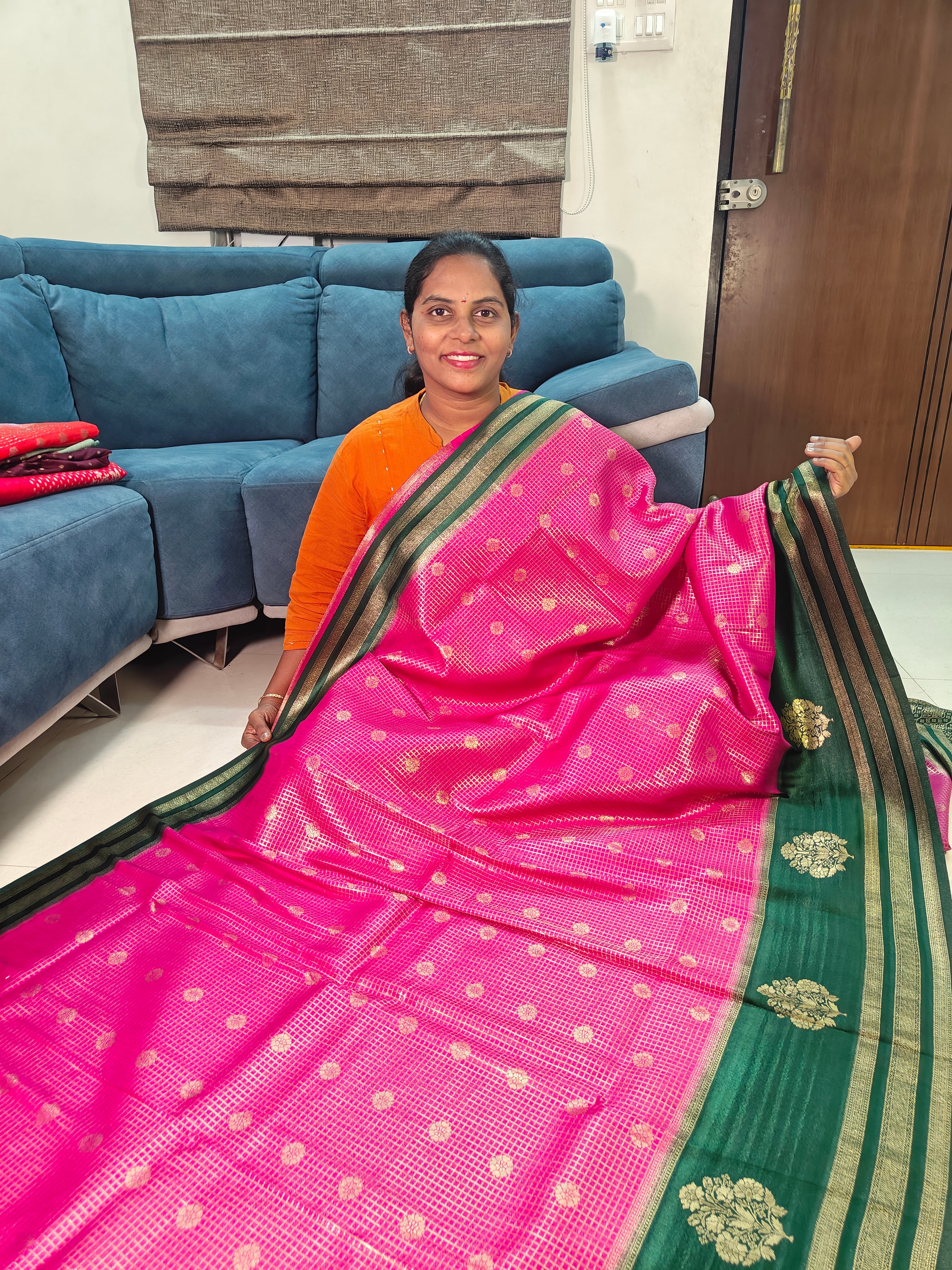 Vintage Banarasi Khaddi Georgette Saree