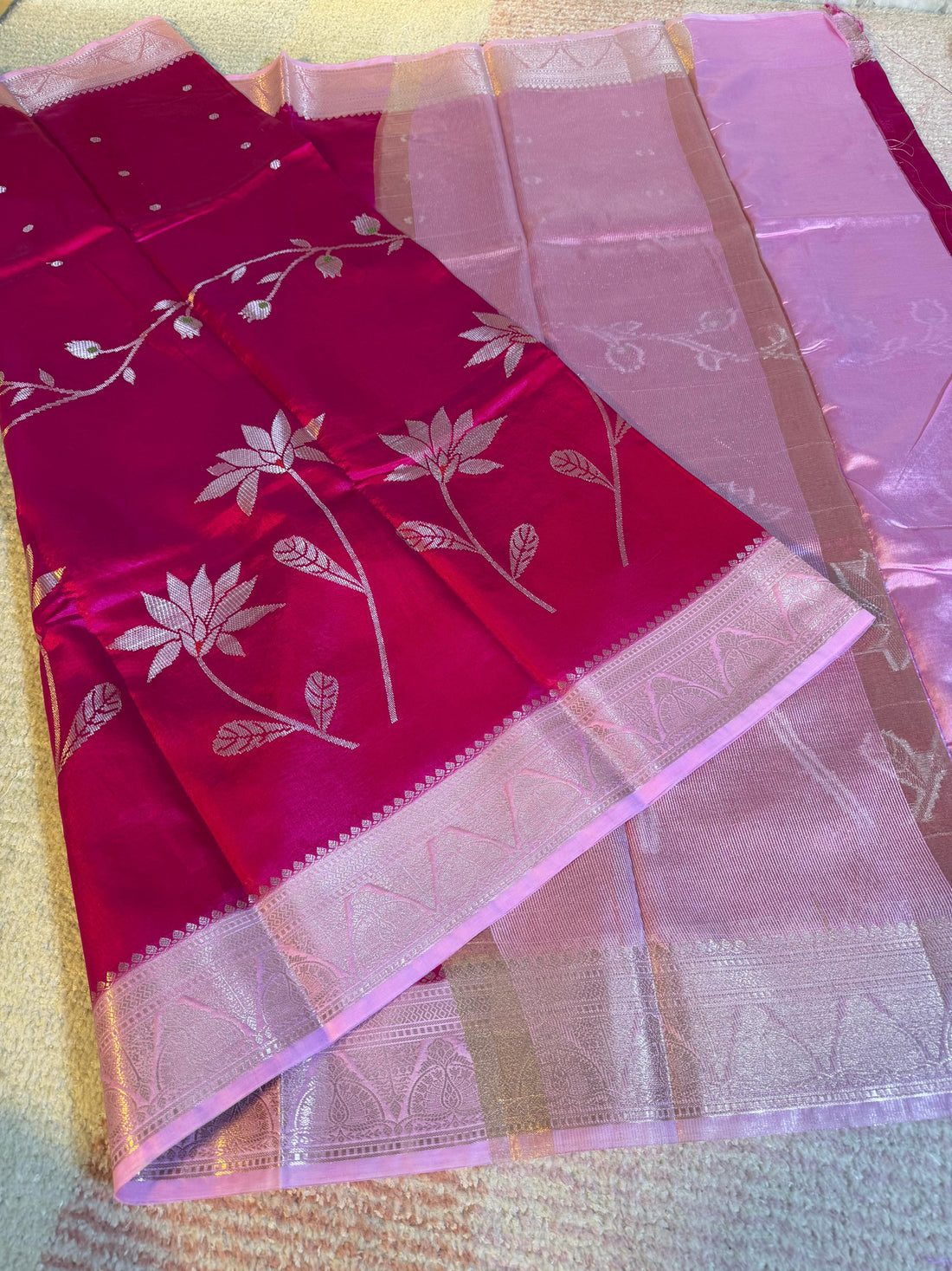 Banarasi Green Mango Sarees