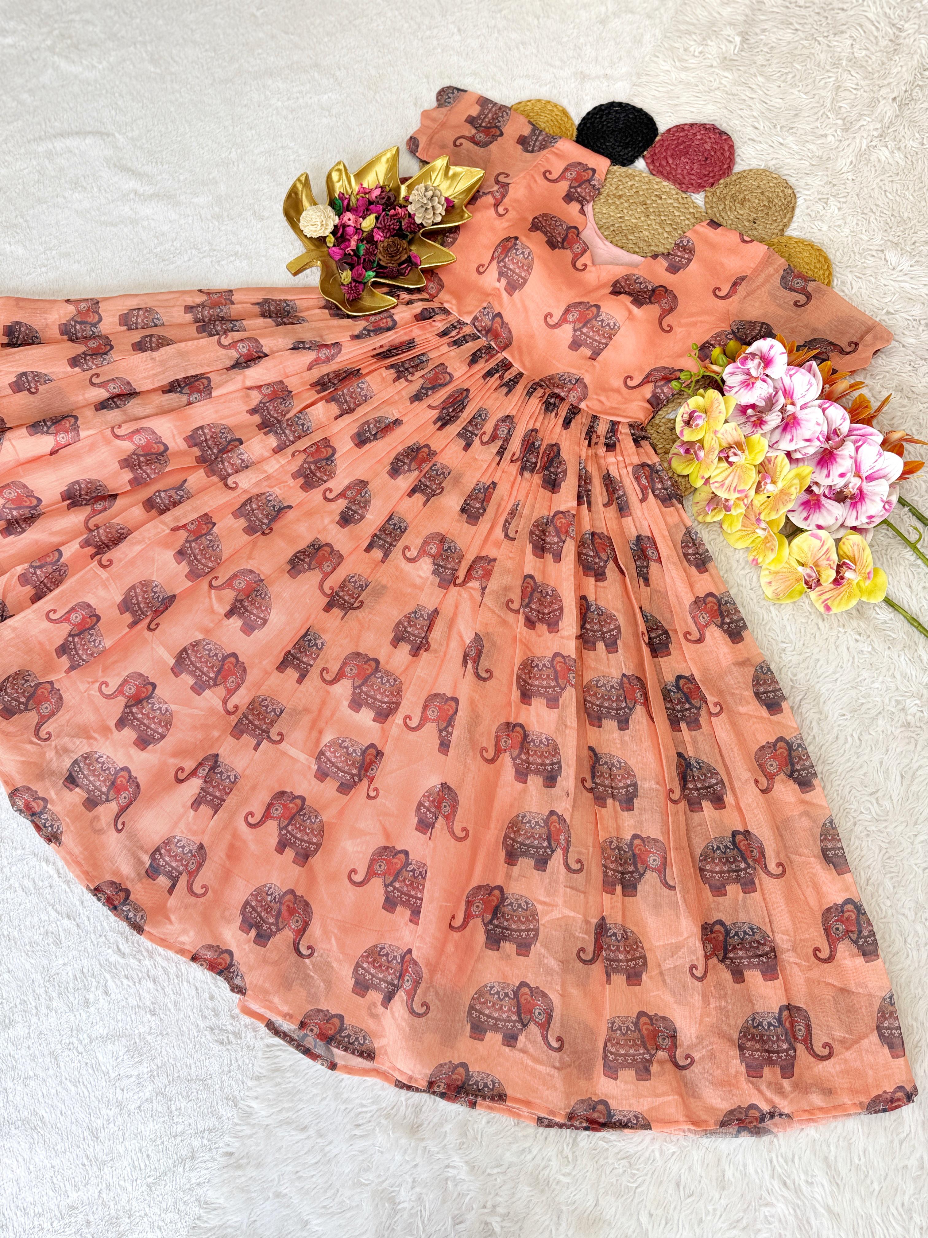 Summer Special Kalamkari Midi Gowns