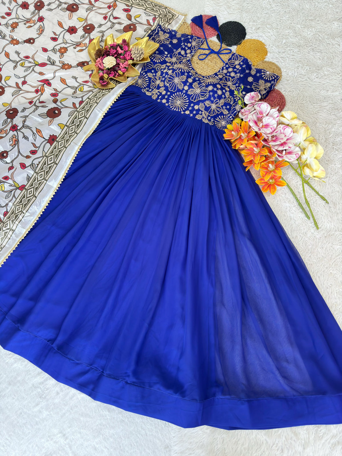 Designer Gown with Duppata