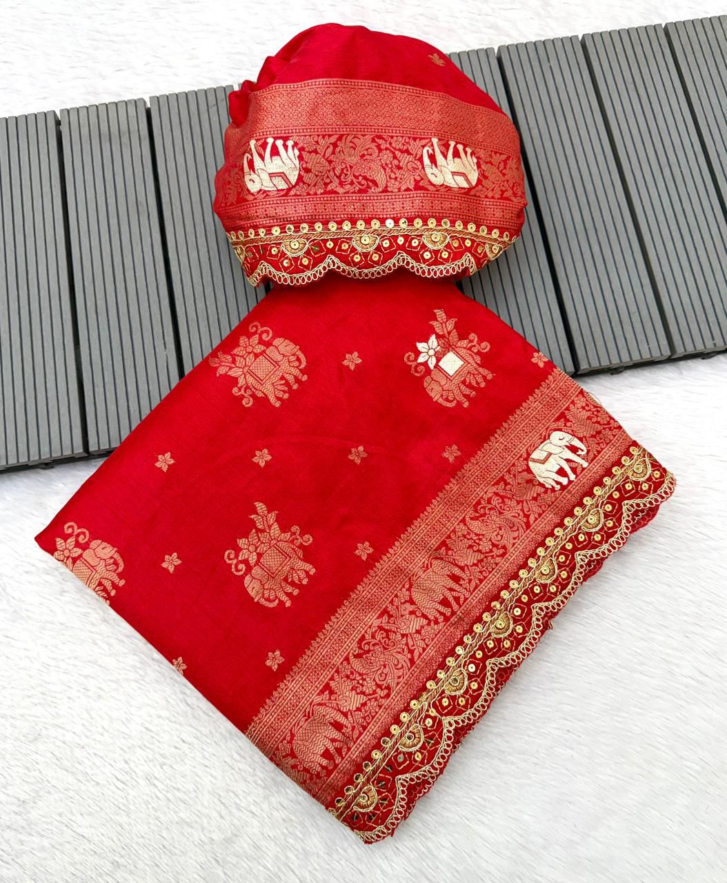 Soft Khadi Dola Sarees