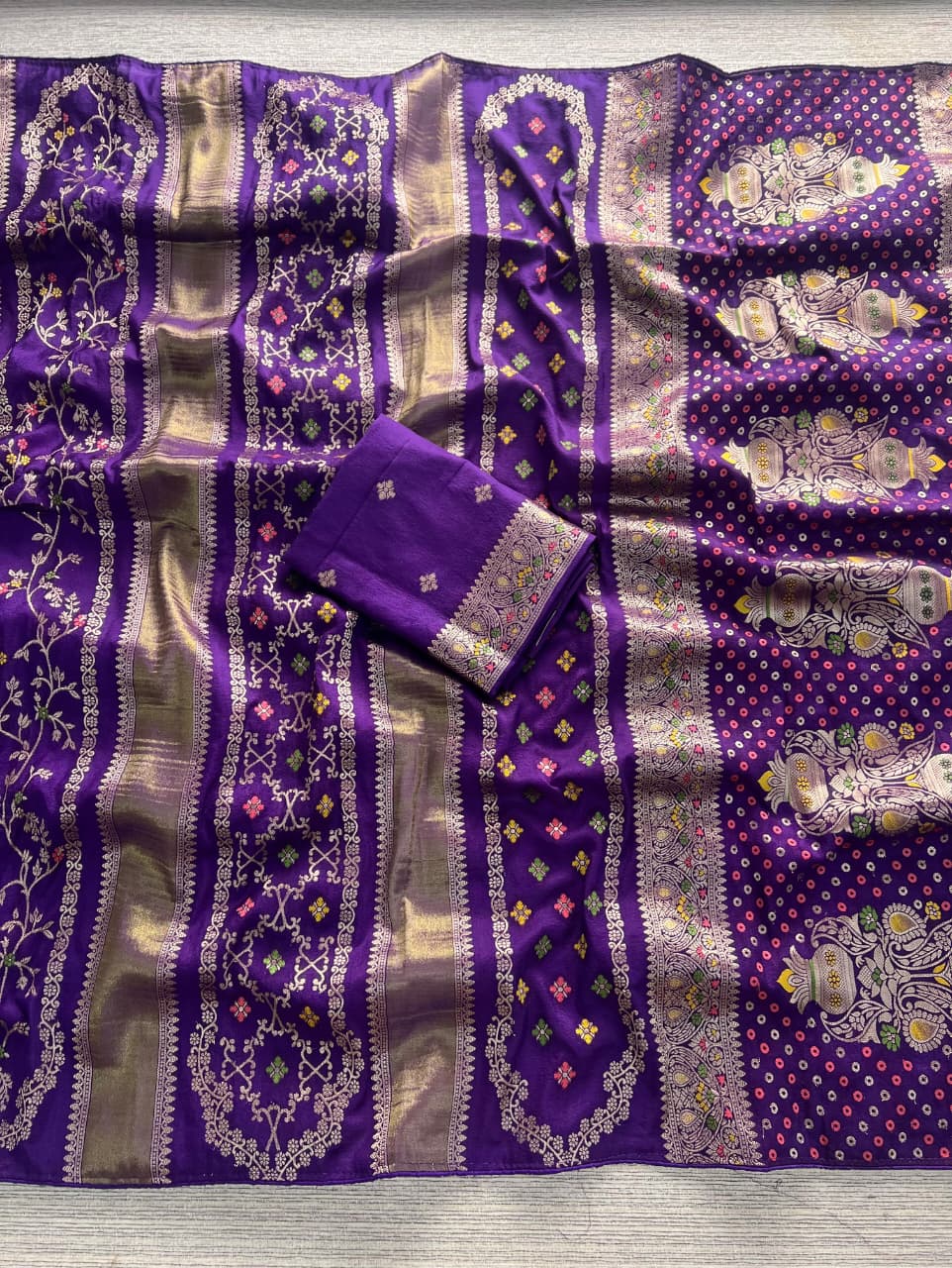 Pure Chinya Tisu Viscose Khadi Crepe Georgette Sarees